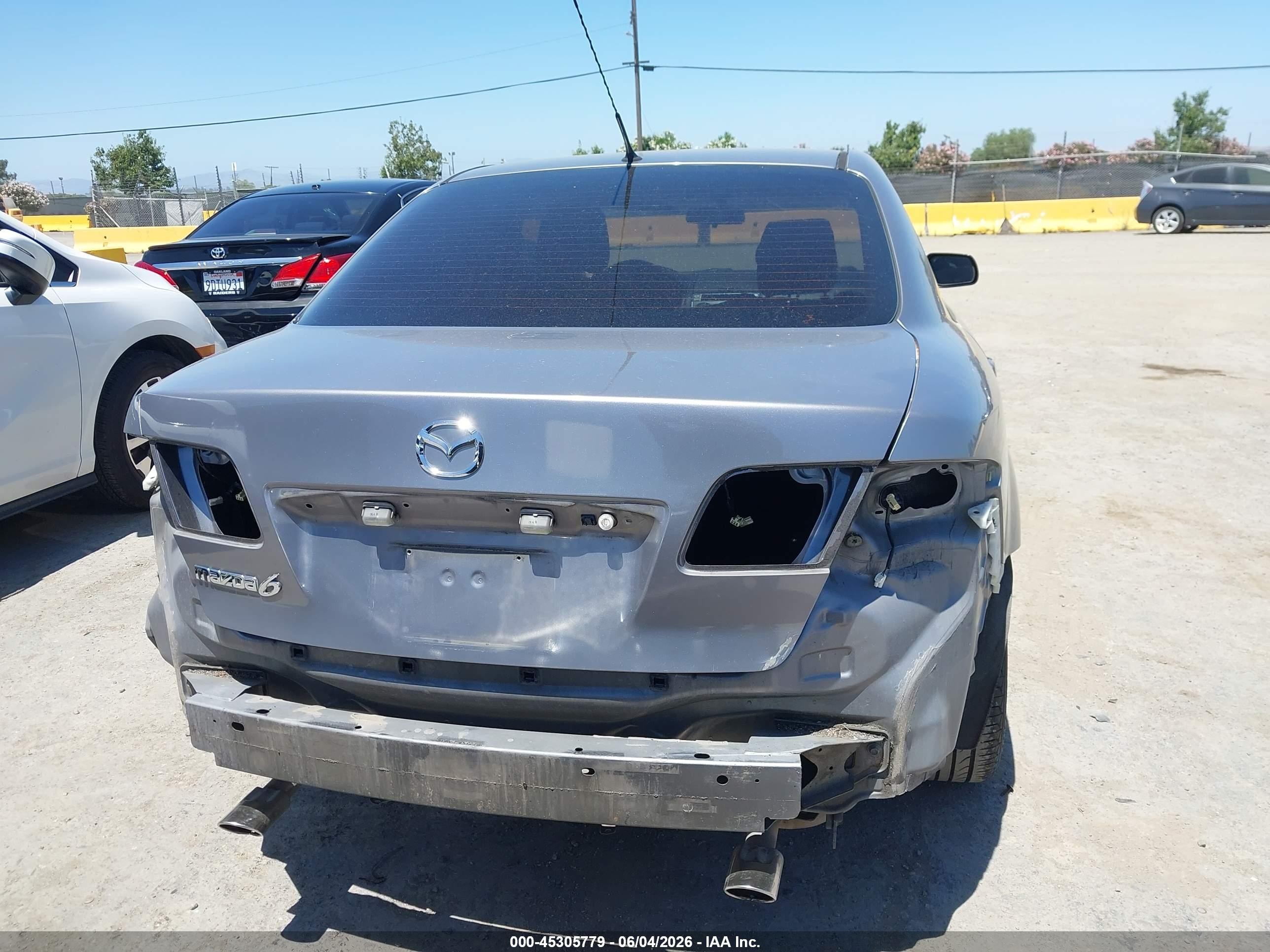 2007 Mazda Mazda6 I Sport Ve Gray vin: 1YVHP80C475M37384