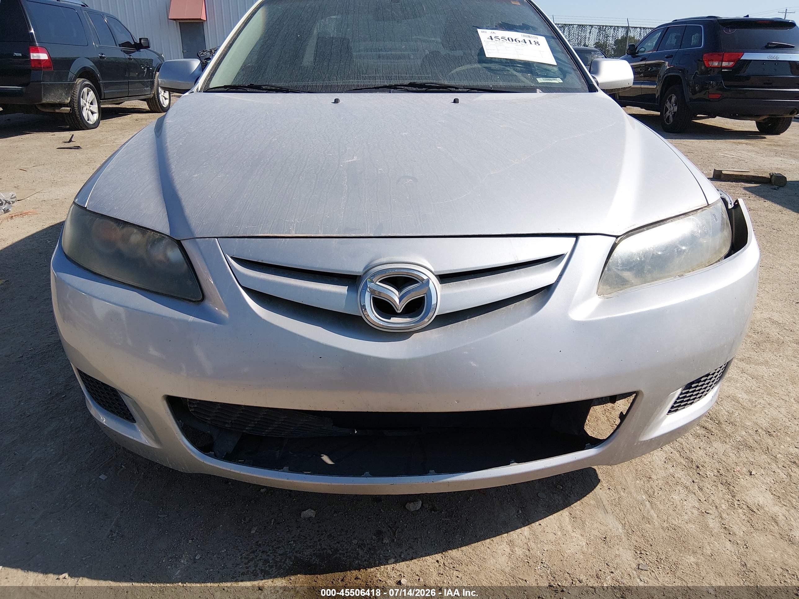 2008 Mazda Mazda6 I Sport Ve Silver vin: 1YVHP80C485M02233