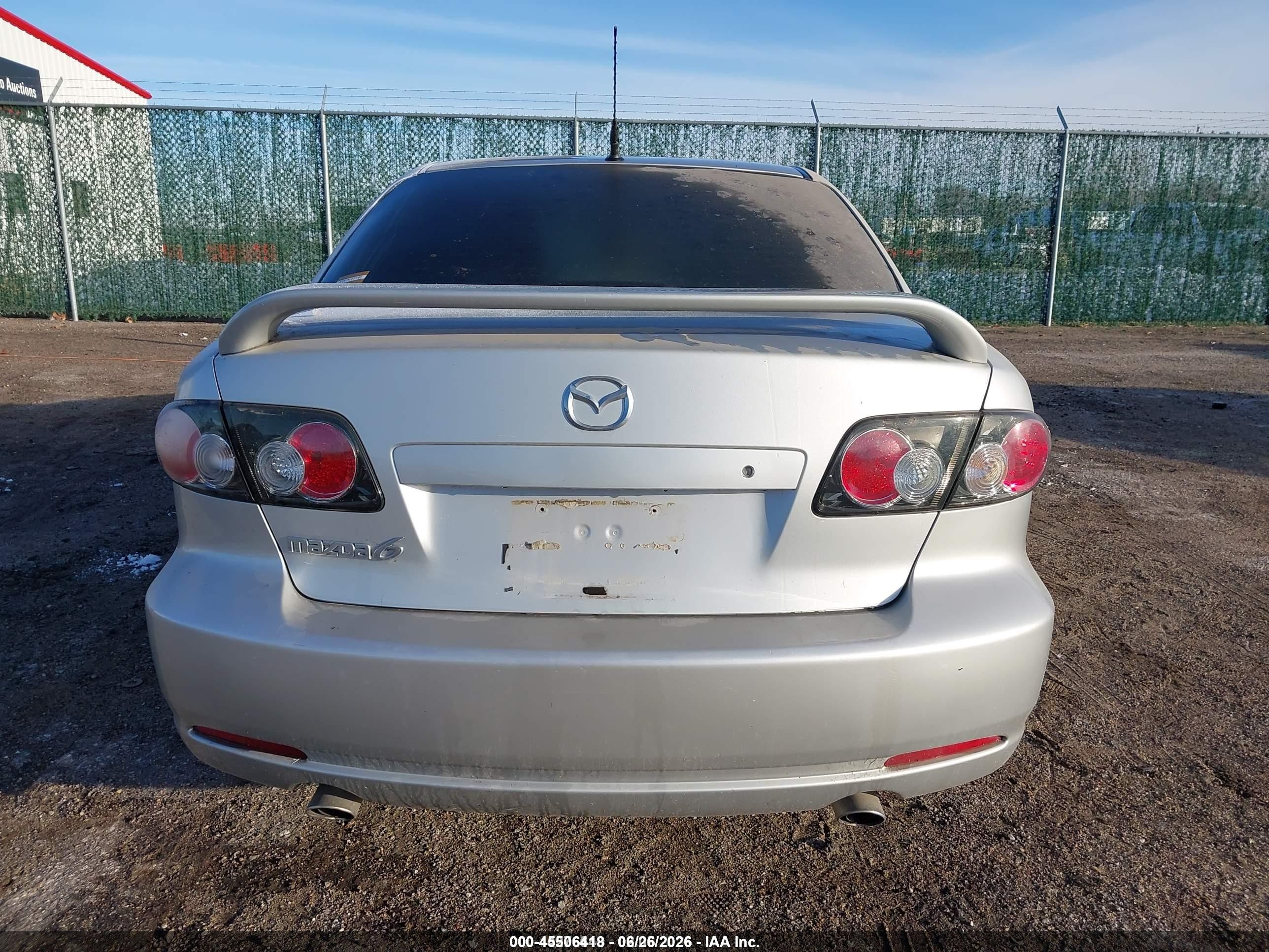 2008 Mazda Mazda6 I Sport Ve Silver vin: 1YVHP80C485M02233