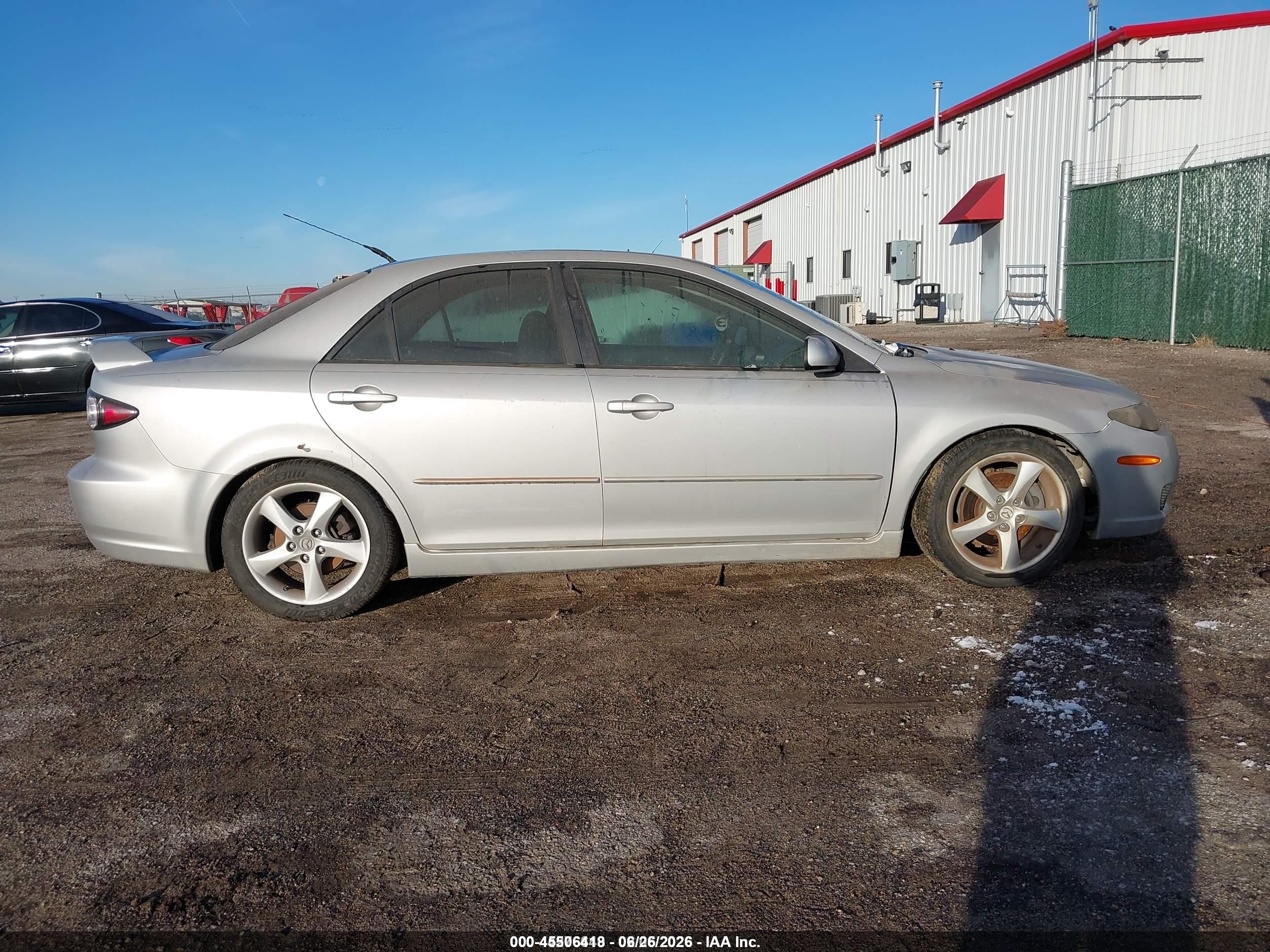 2008 Mazda Mazda6 I Sport Ve Silver vin: 1YVHP80C485M02233