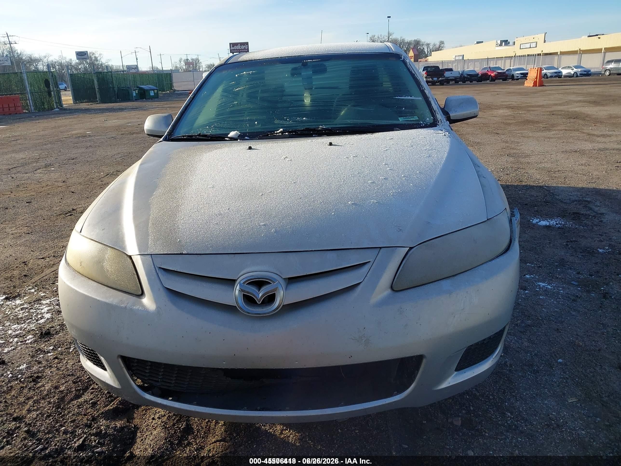 2008 Mazda Mazda6 I Sport Ve Silver vin: 1YVHP80C485M02233