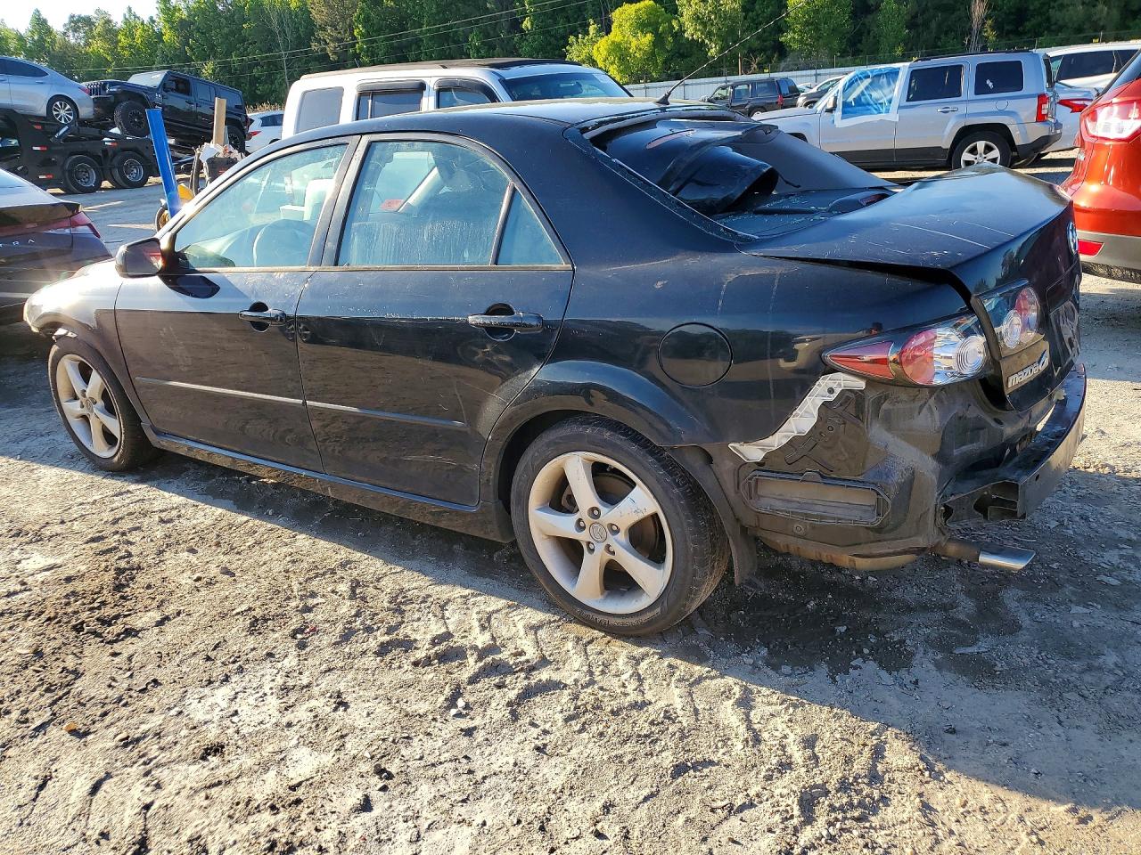 2008 Mazda 6 I Black vin: 1YVHP80C485M32851