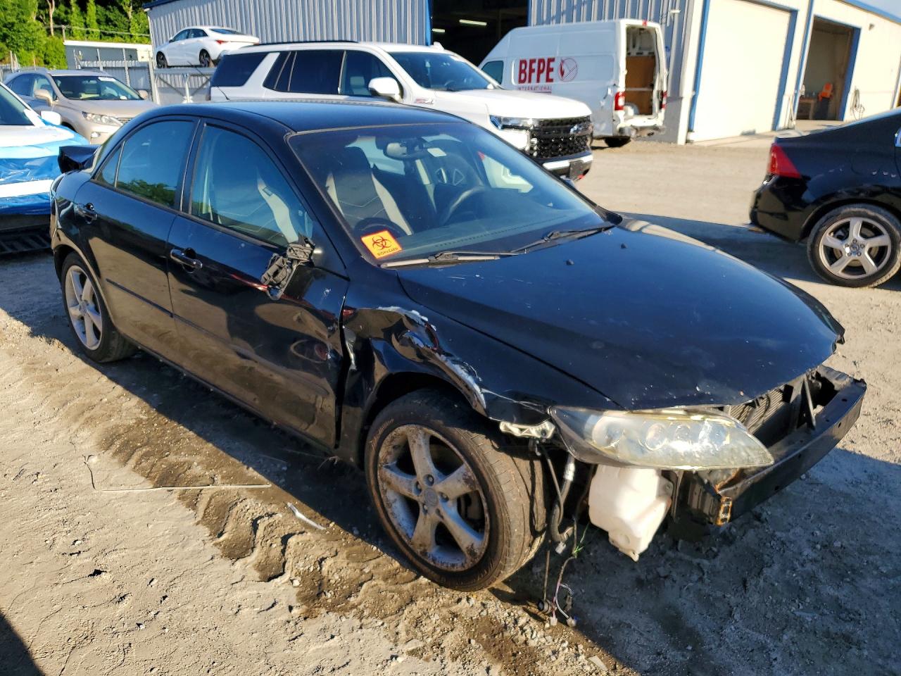 2008 Mazda 6 I Black vin: 1YVHP80C485M32851