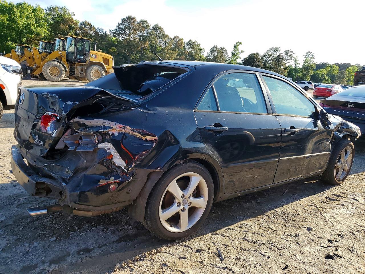2008 Mazda 6 I Black vin: 1YVHP80C485M32851