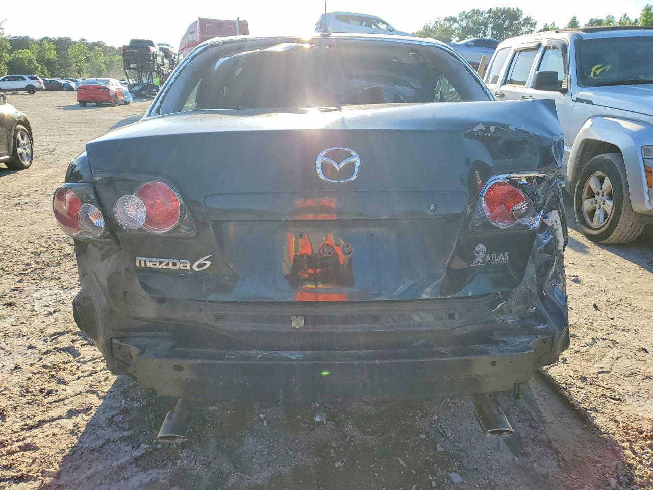 2008 Mazda 6 I Black vin: 1YVHP80C485M32851