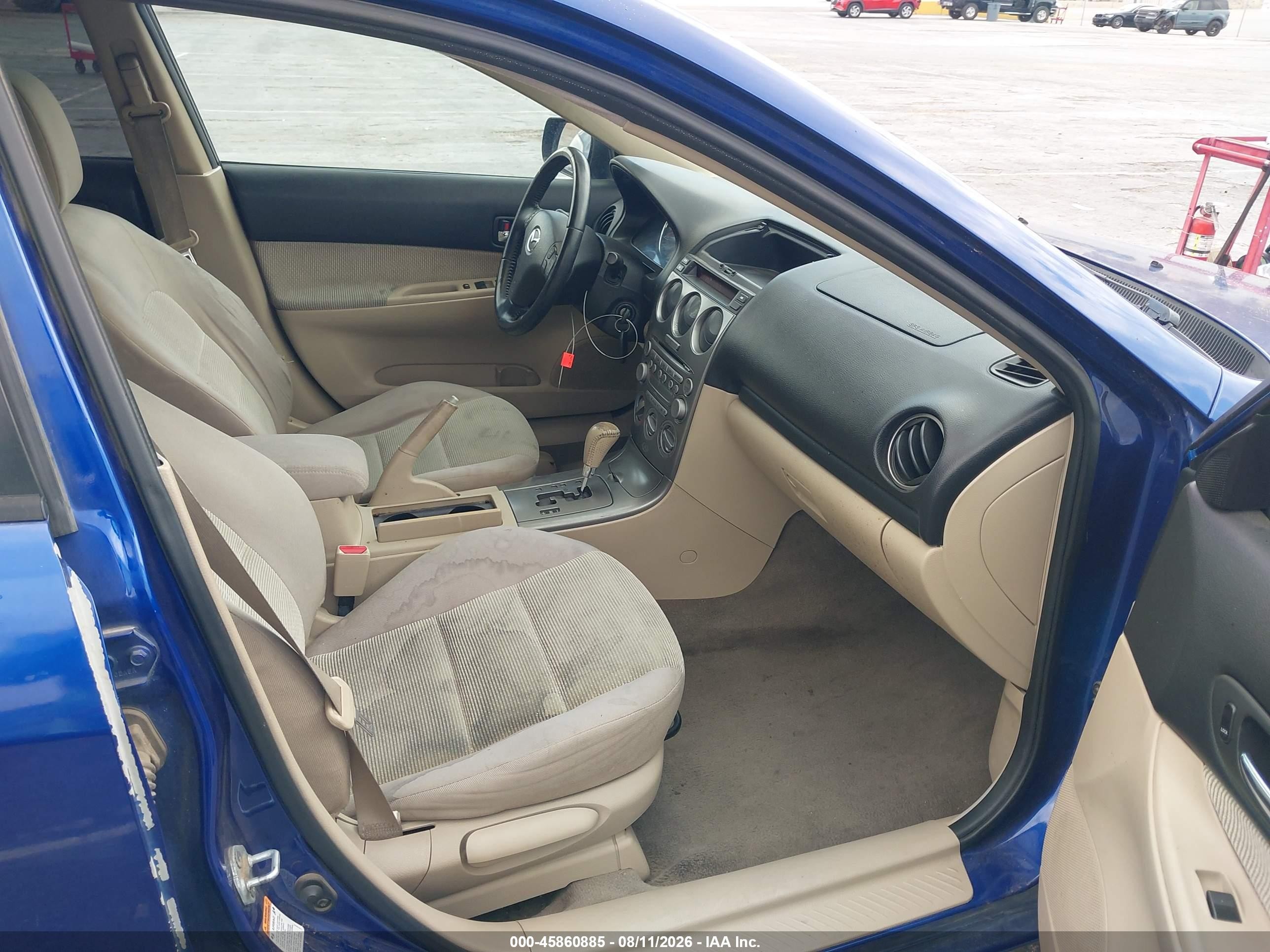 2005 Mazda Mazda6 I Base Синий vin: 1YVHP80C555M63571