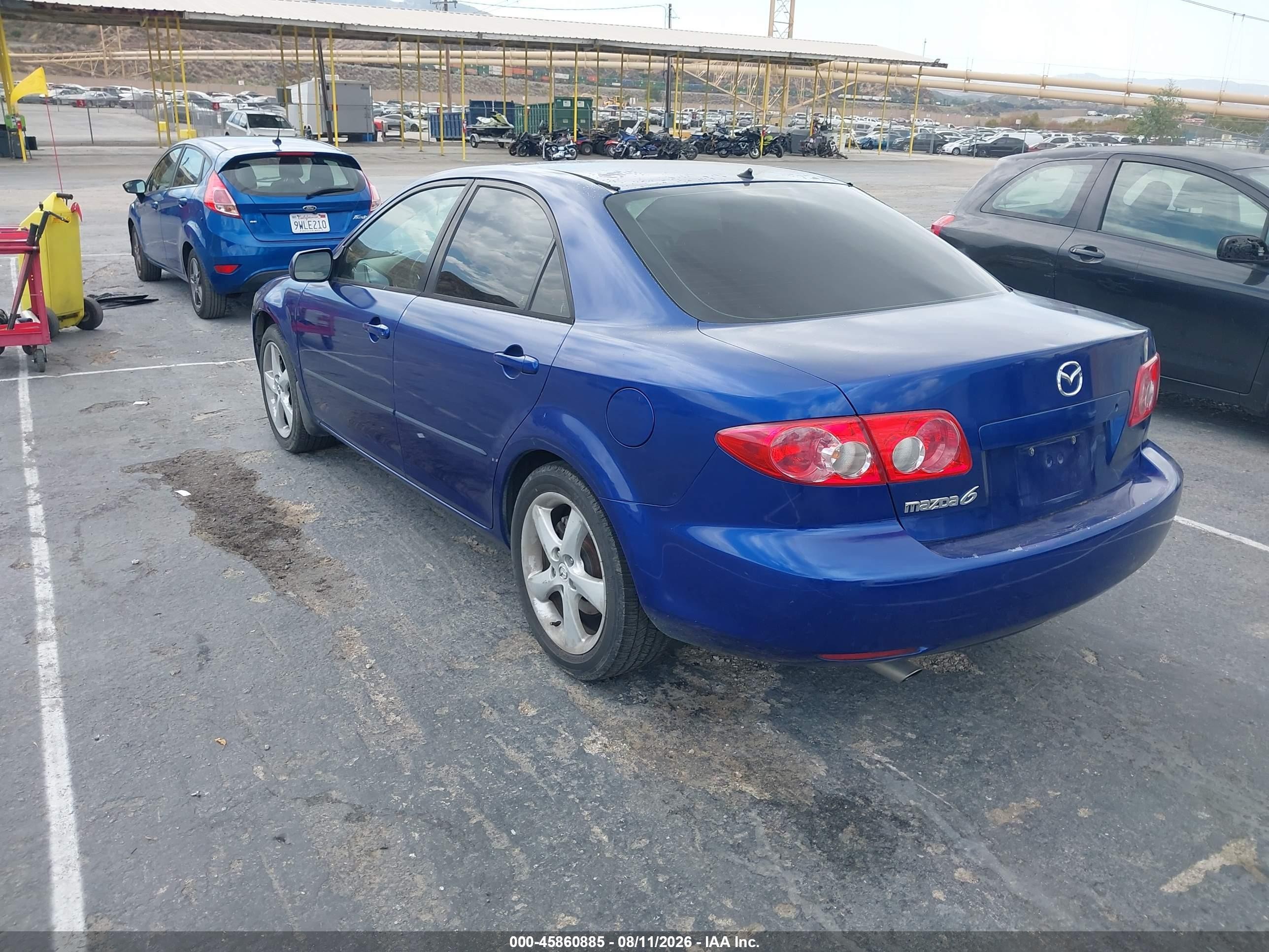 2005 Mazda Mazda6 I Base Синий vin: 1YVHP80C555M63571