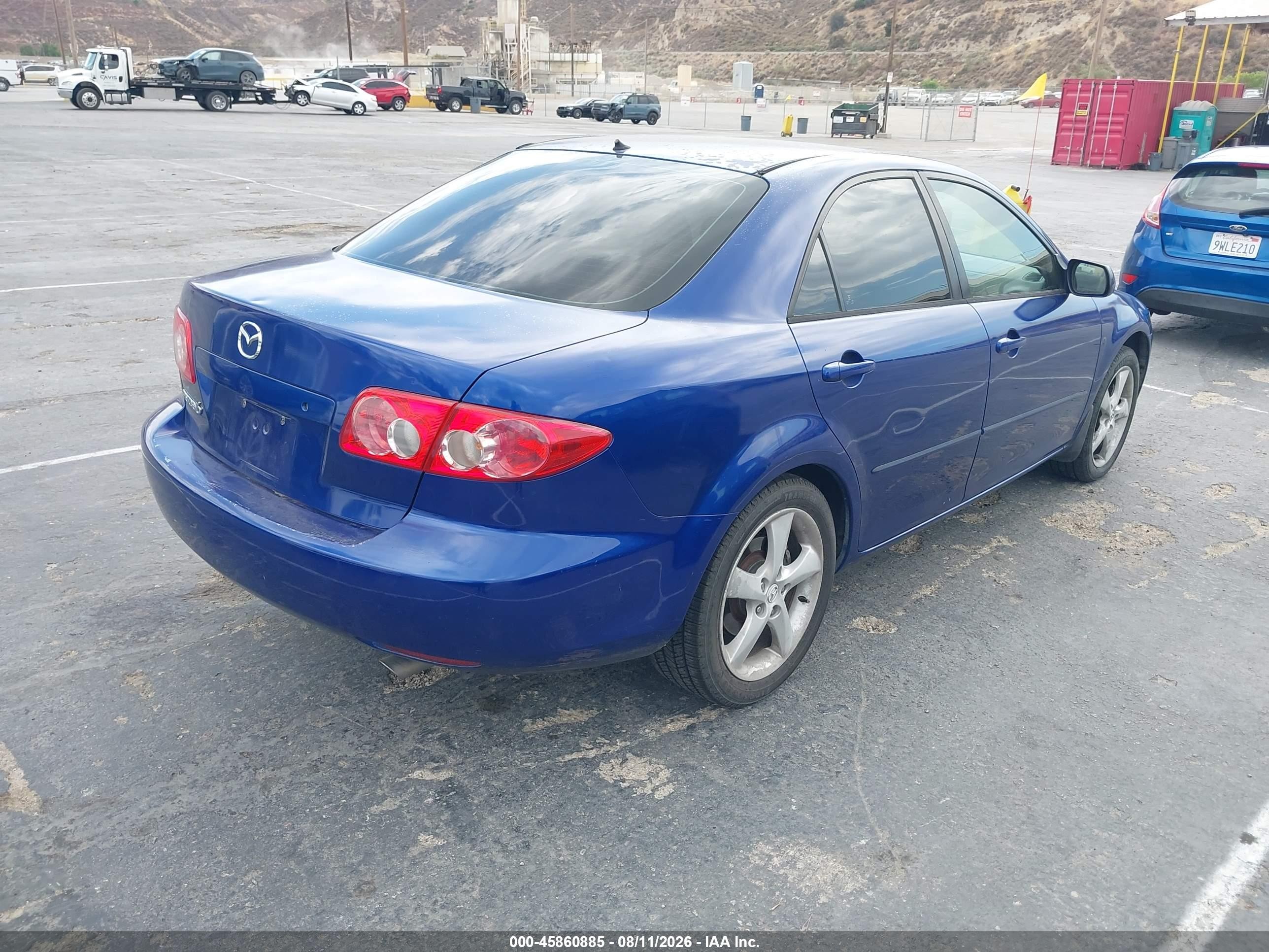 2005 Mazda Mazda6 I Base Синий vin: 1YVHP80C555M63571