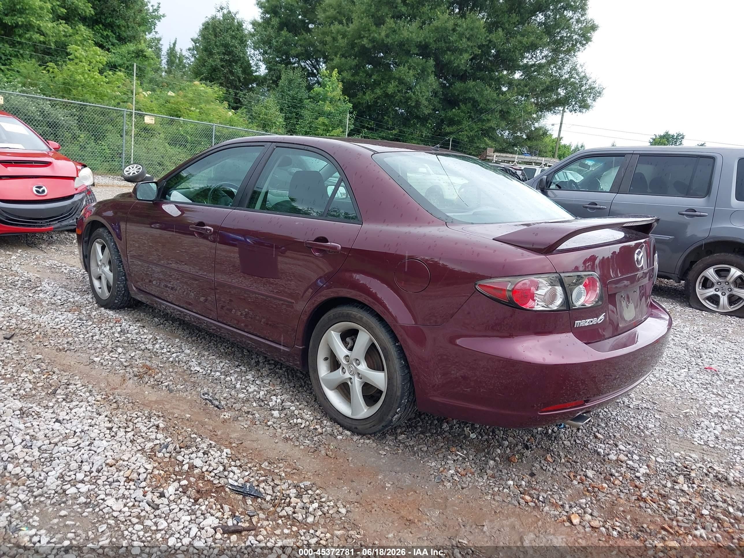 2006 Mazda Mazda6 Sport I Burgundy vin: 1YVHP80C565M12279