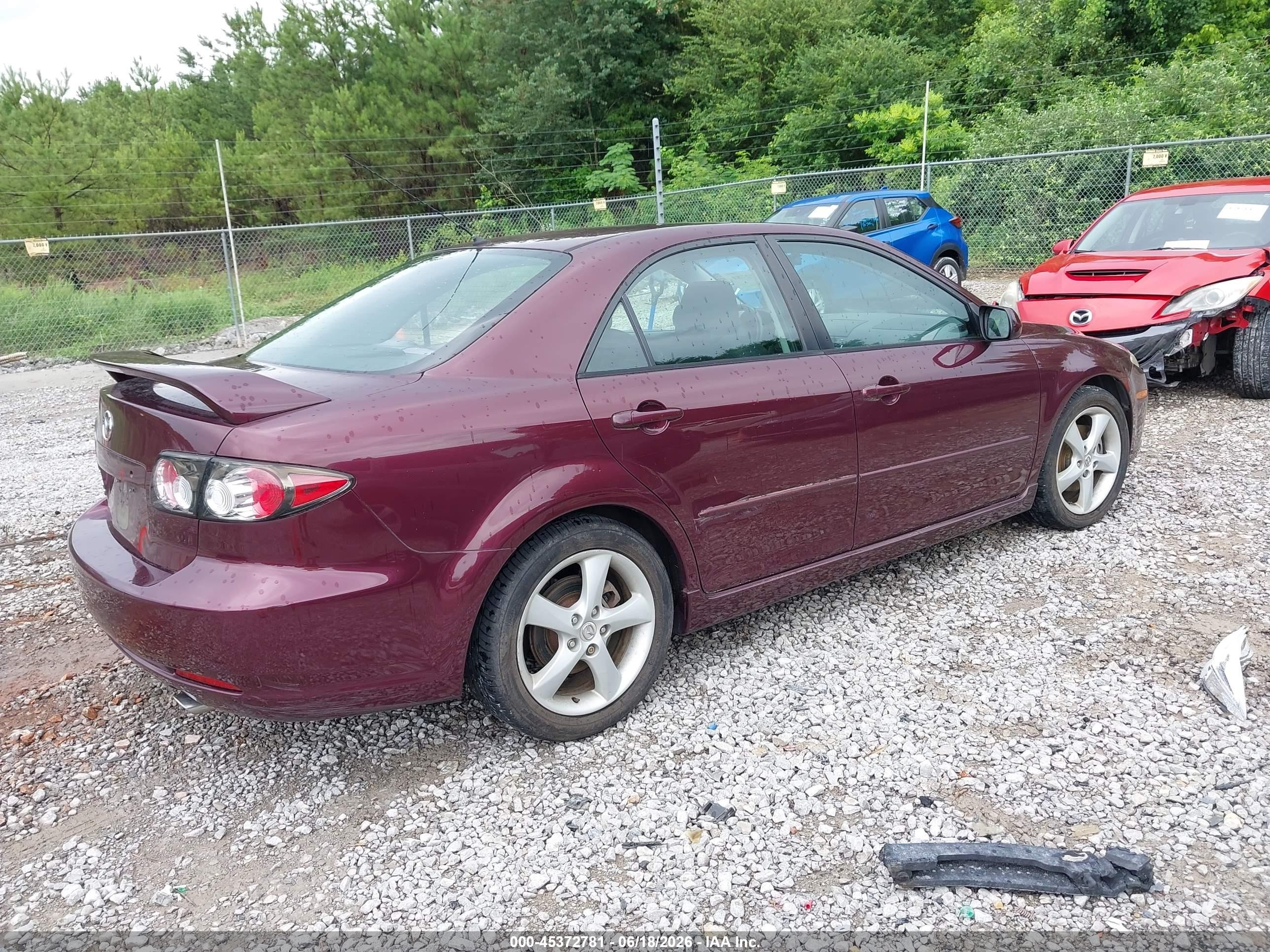 2006 Mazda Mazda6 Sport I Burgundy vin: 1YVHP80C565M12279
