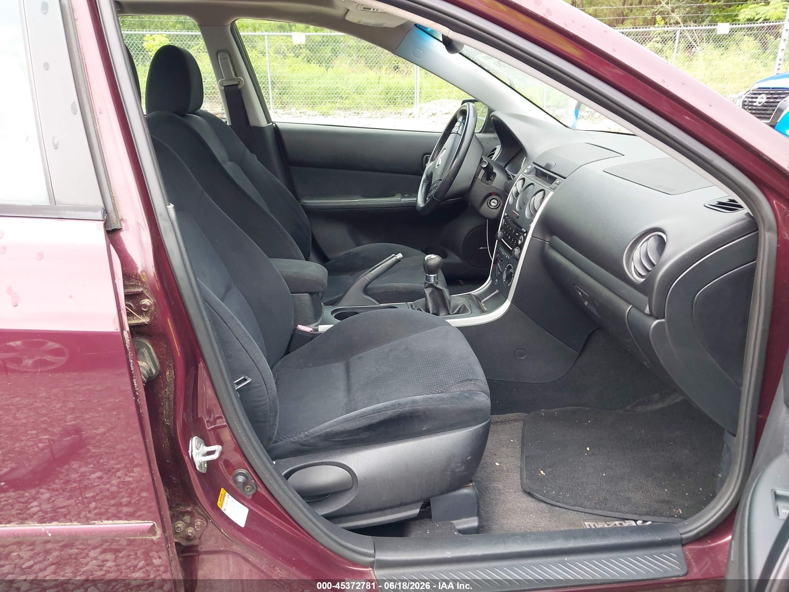 2006 Mazda Mazda6 Sport I Burgundy vin: 1YVHP80C565M12279