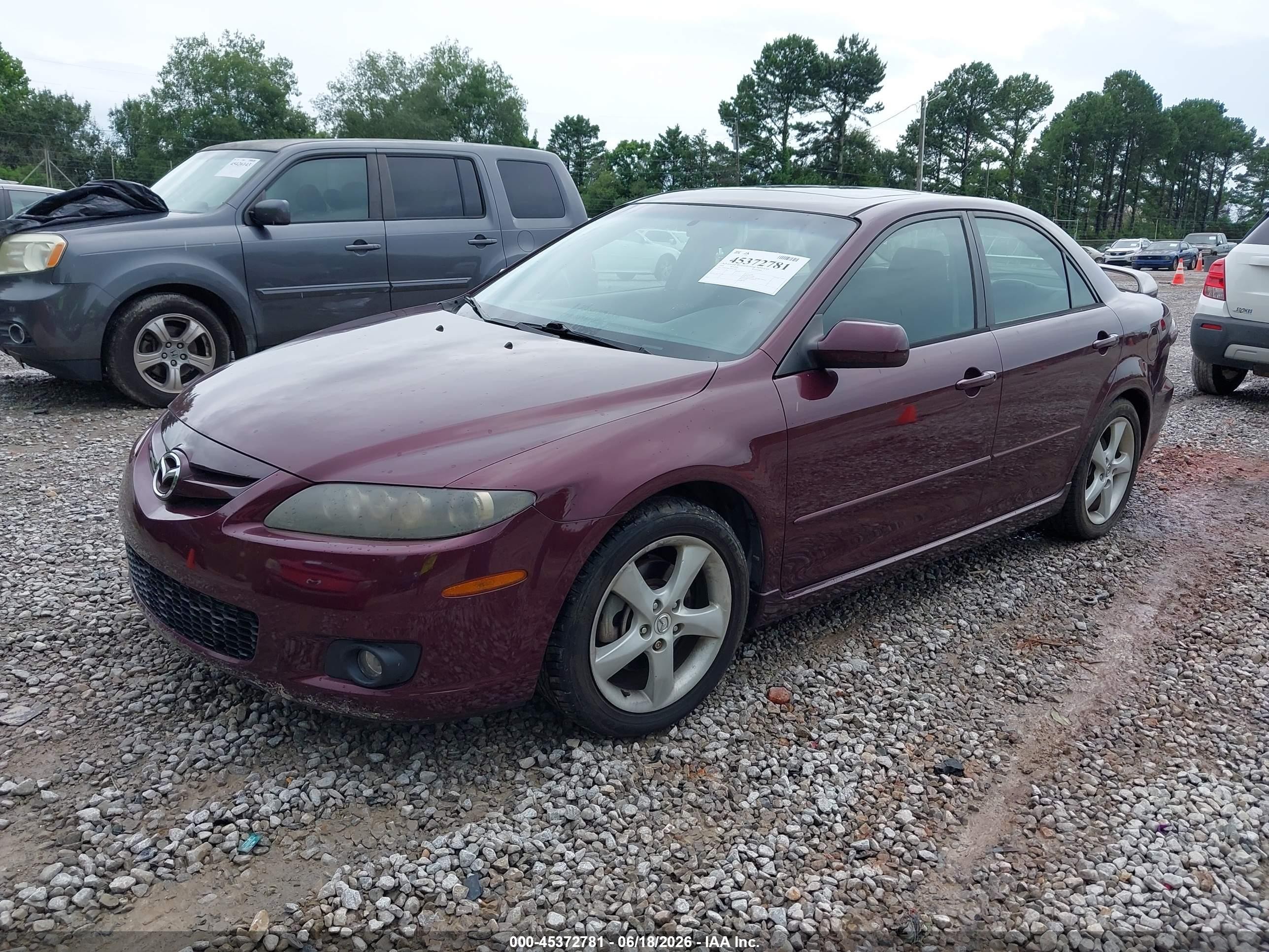 2006 Mazda Mazda6 Sport I Burgundy vin: 1YVHP80C565M12279