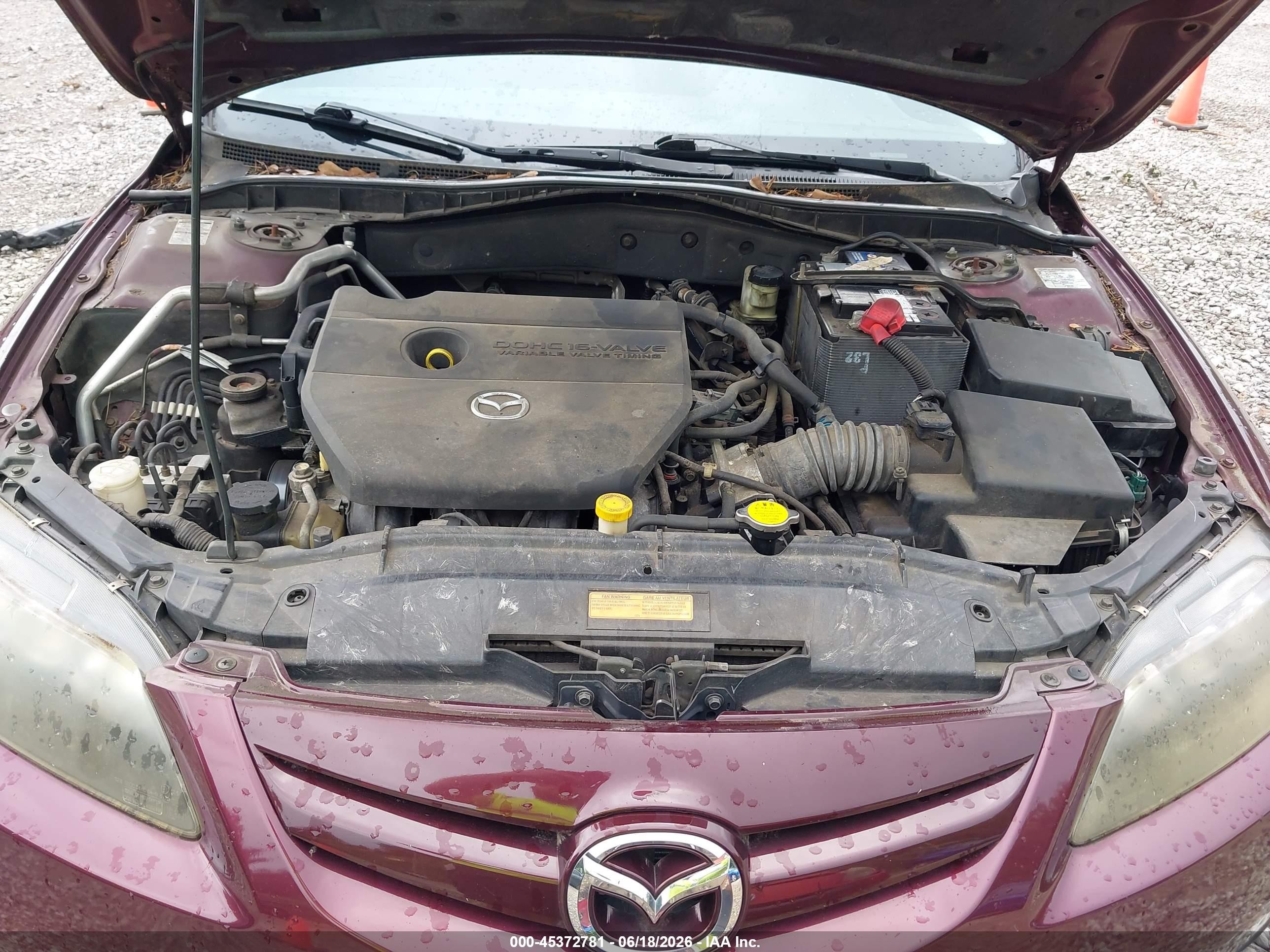 2006 Mazda Mazda6 Sport I Burgundy vin: 1YVHP80C565M12279