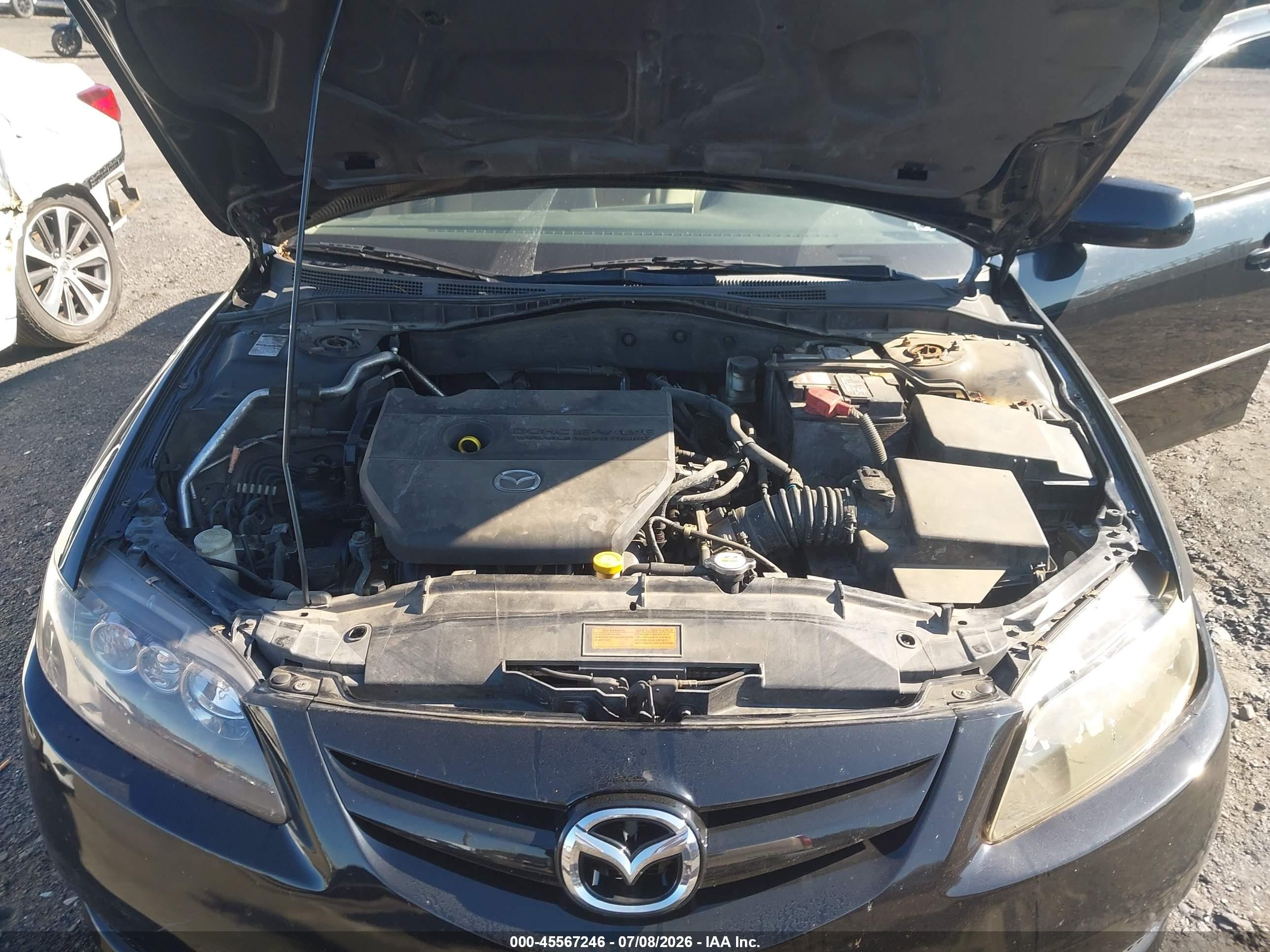 2008 Mazda Mazda6 I Sport Ve Black vin: 1YVHP80C585M07926
