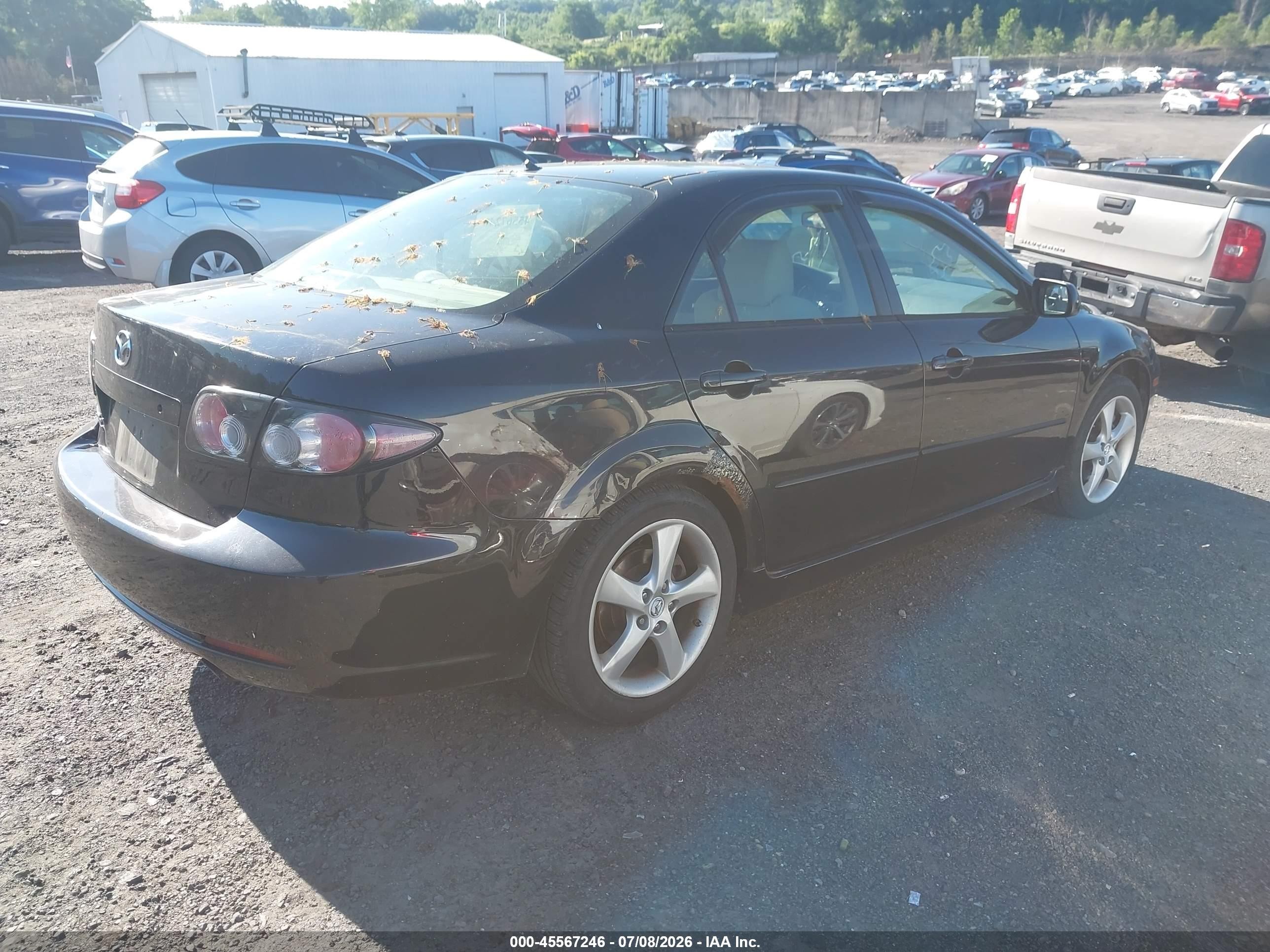 2008 Mazda Mazda6 I Sport Ve Black vin: 1YVHP80C585M07926