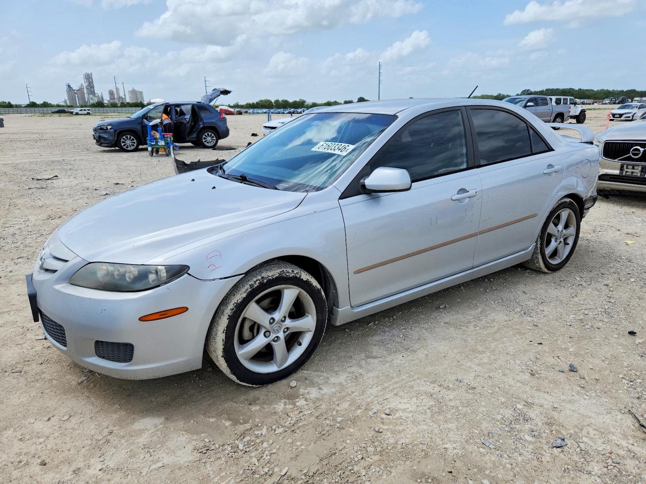 2008 Mazda 6 I Серебряный vin: 1YVHP80C585M21485