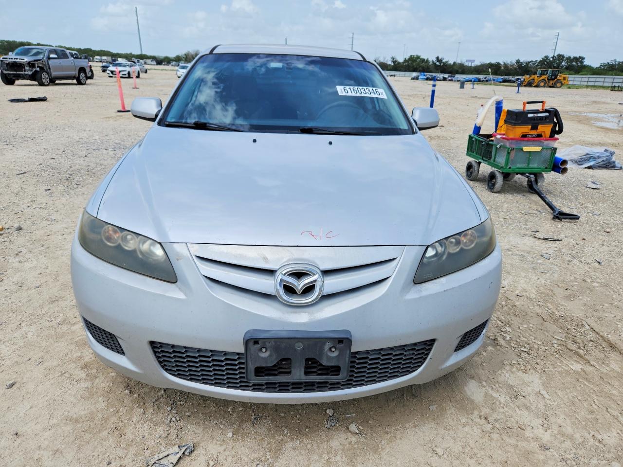 2008 Mazda 6 I Silver vin: 1YVHP80C585M21485