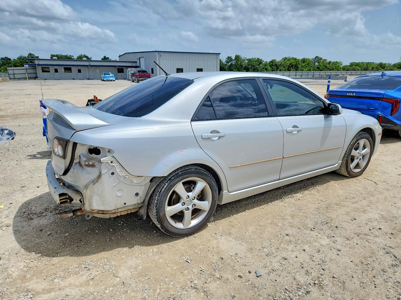 2008 Mazda 6 I Silver vin: 1YVHP80C585M21485
