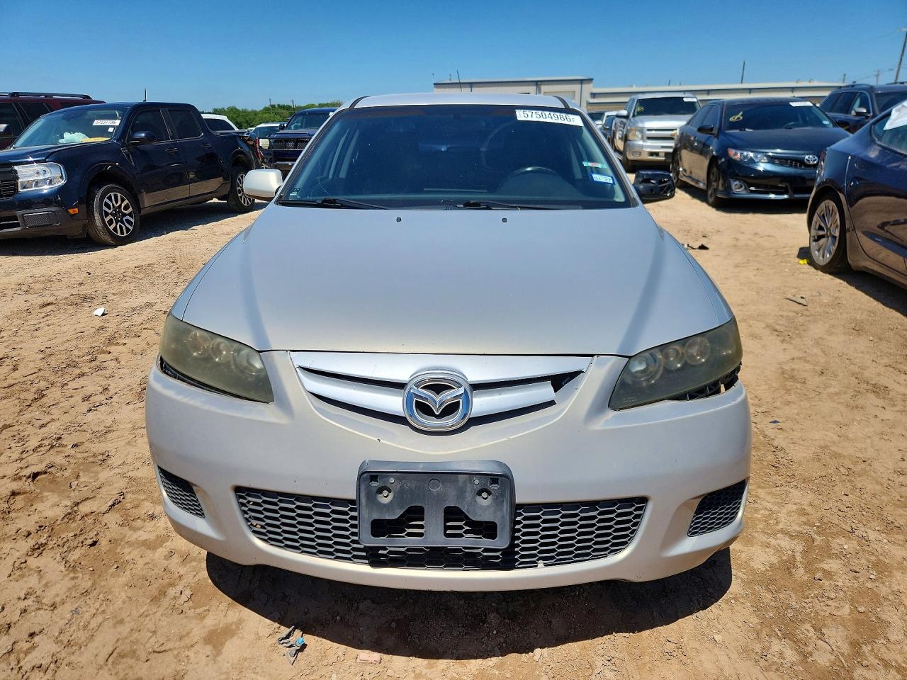 2008 Mazda 6 I Silver vin: 1YVHP80C585M23978