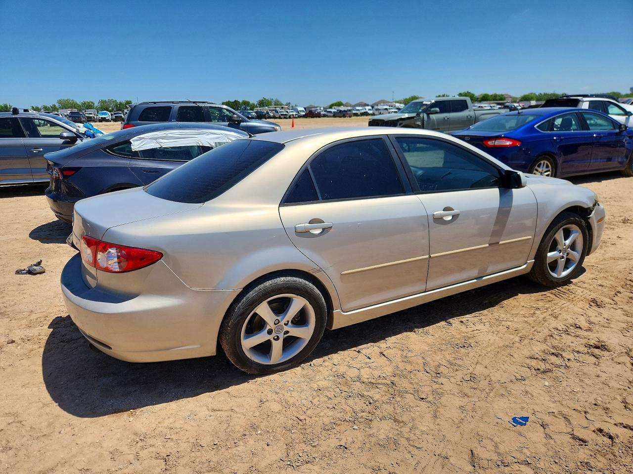 2008 Mazda 6 I Silver vin: 1YVHP80C585M23978