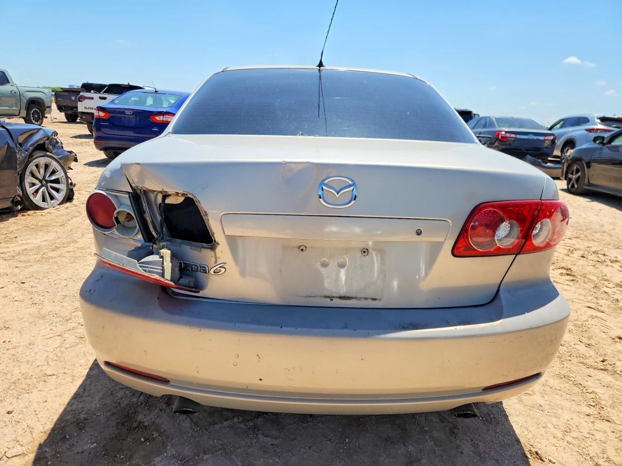 2008 Mazda 6 I Silver vin: 1YVHP80C585M23978