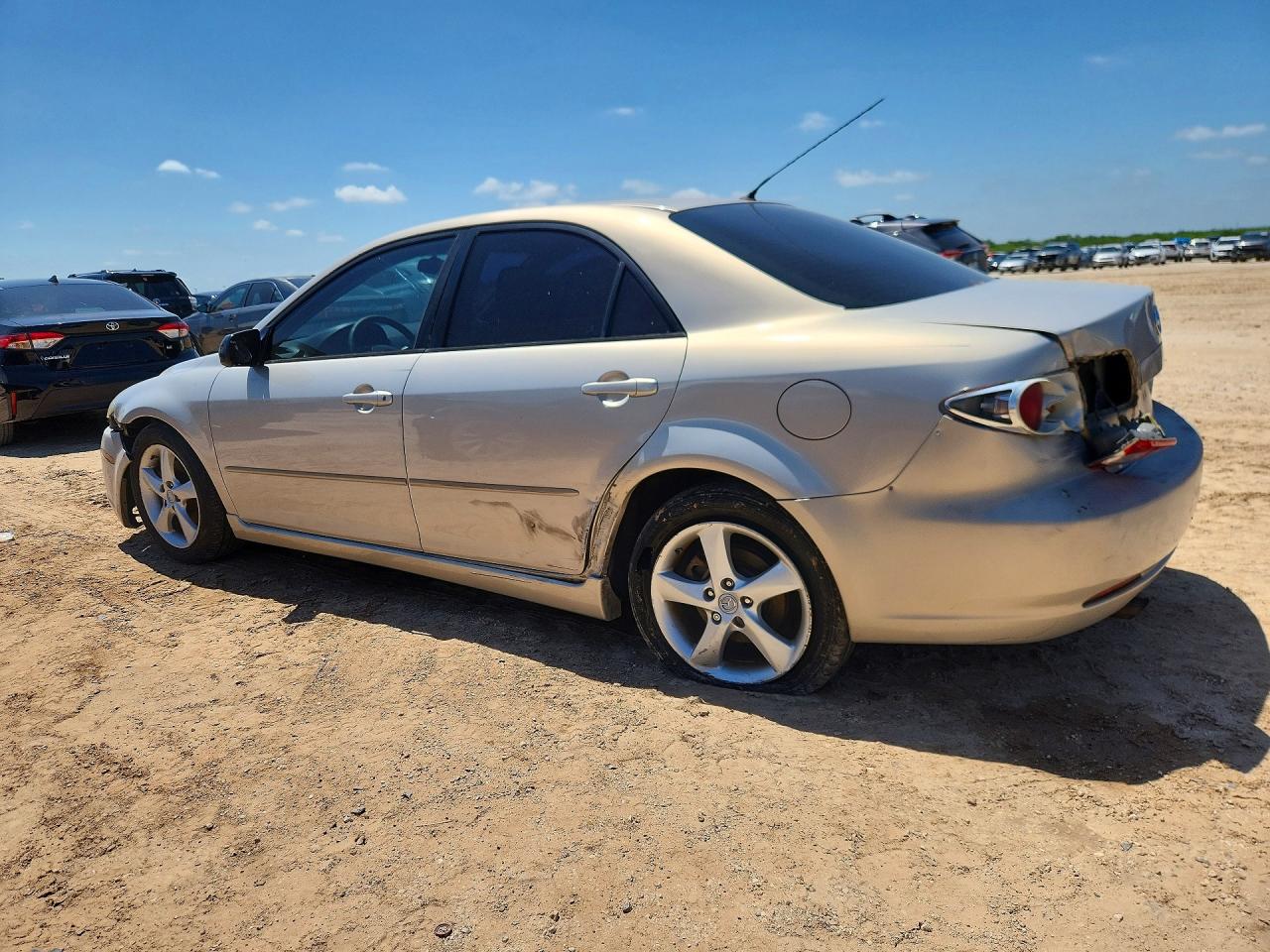 2008 Mazda 6 I Silver vin: 1YVHP80C585M23978