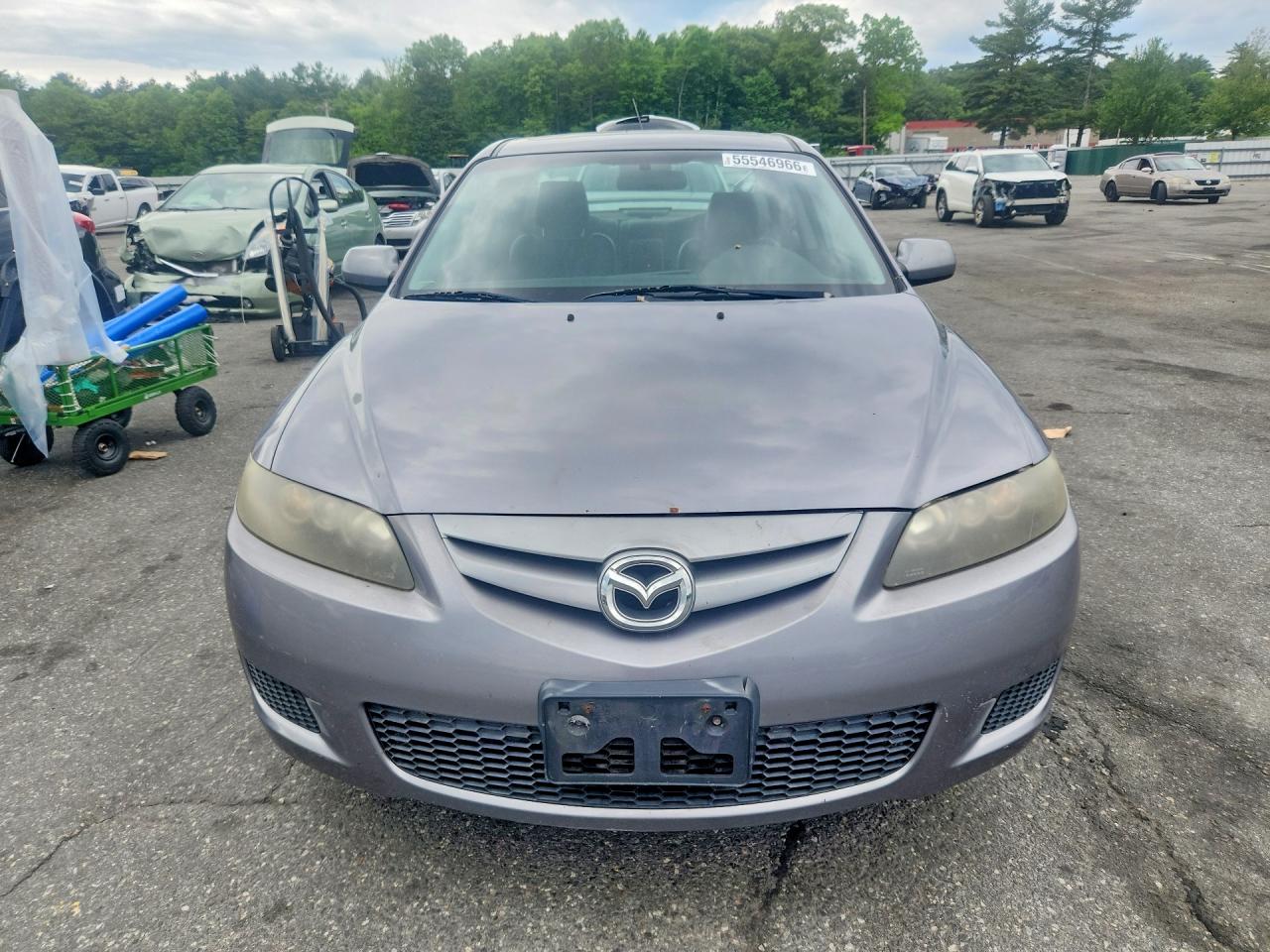 2008 Mazda 6 I Gray vin: 1YVHP80C585M46919