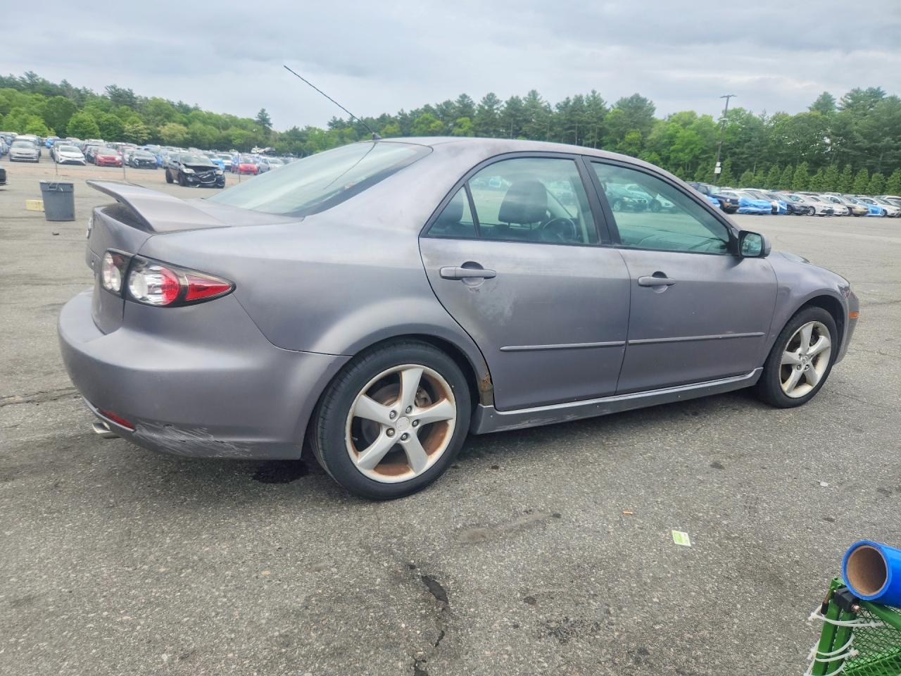 2008 Mazda 6 I Gray vin: 1YVHP80C585M46919