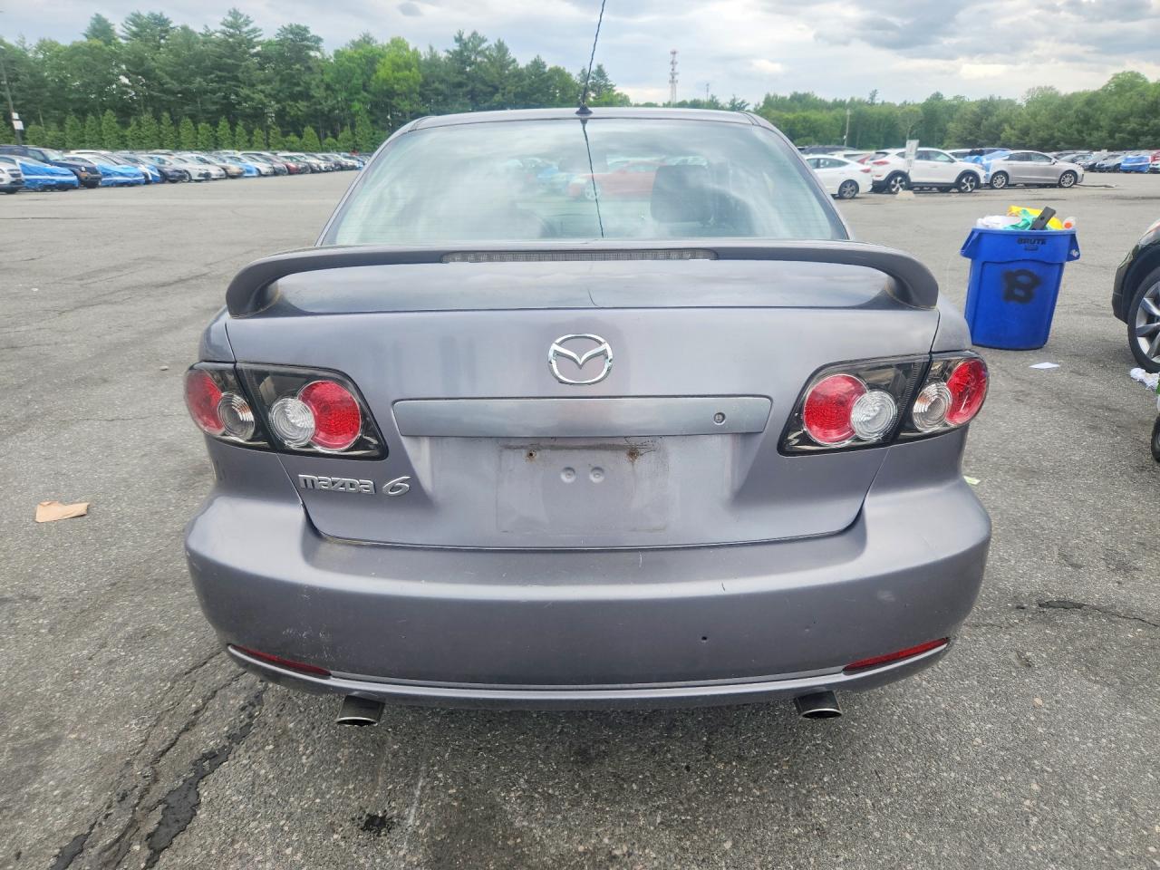 2008 Mazda 6 I Gray vin: 1YVHP80C585M46919