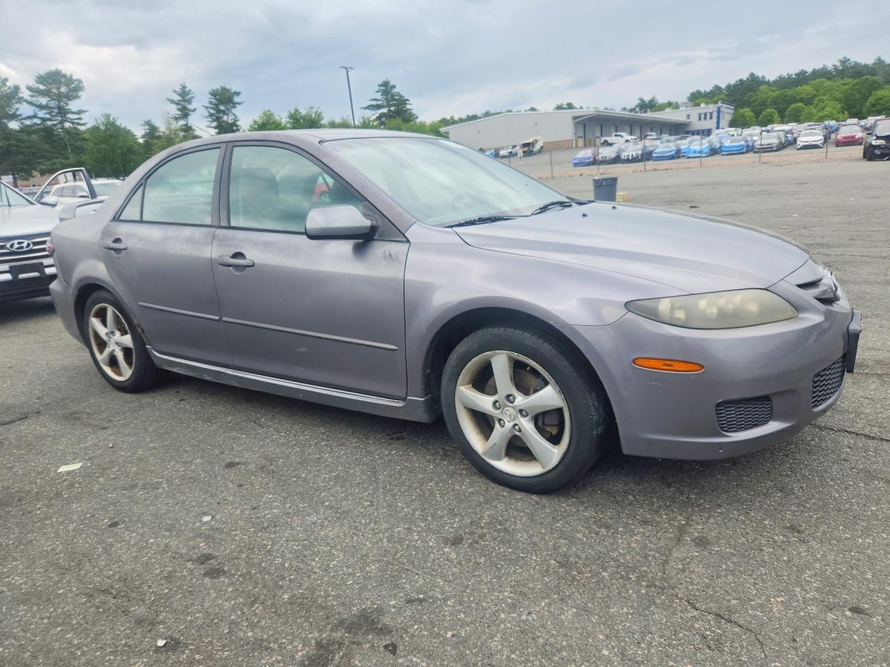 2008 Mazda 6 I Gray vin: 1YVHP80C585M46919