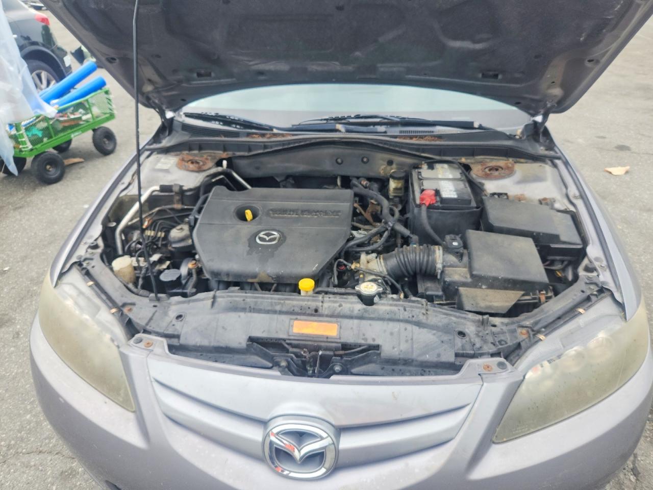 2008 Mazda 6 I Gray vin: 1YVHP80C585M46919
