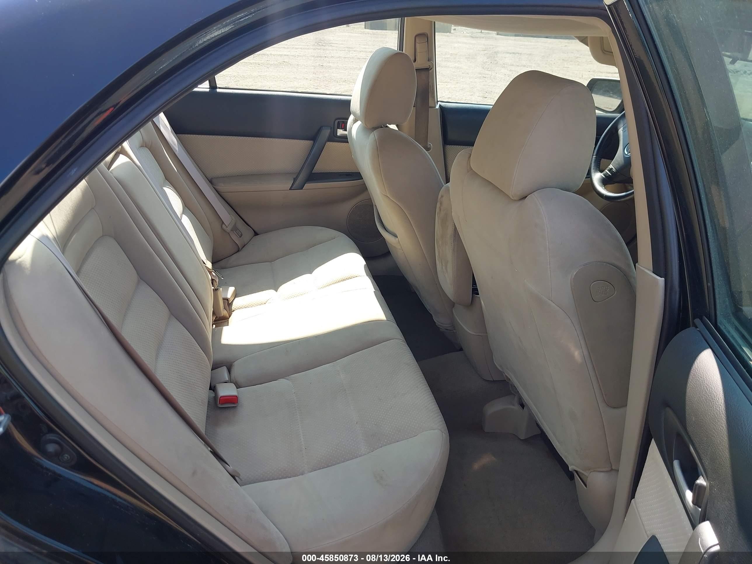 2008 Mazda Mazda6 I Sport Ve Черный vin: 1YVHP80C585M48704