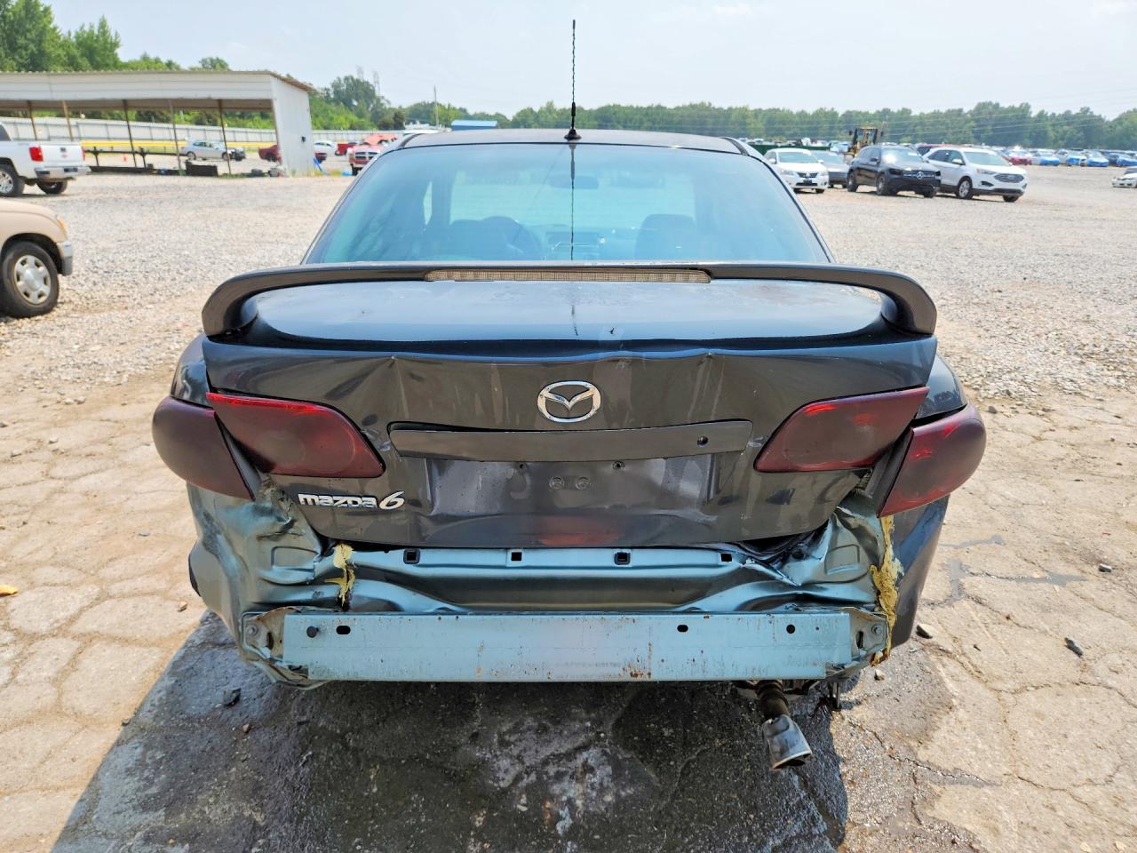 2005 Mazda 6 I Gray vin: 1YVHP80C655M76488
