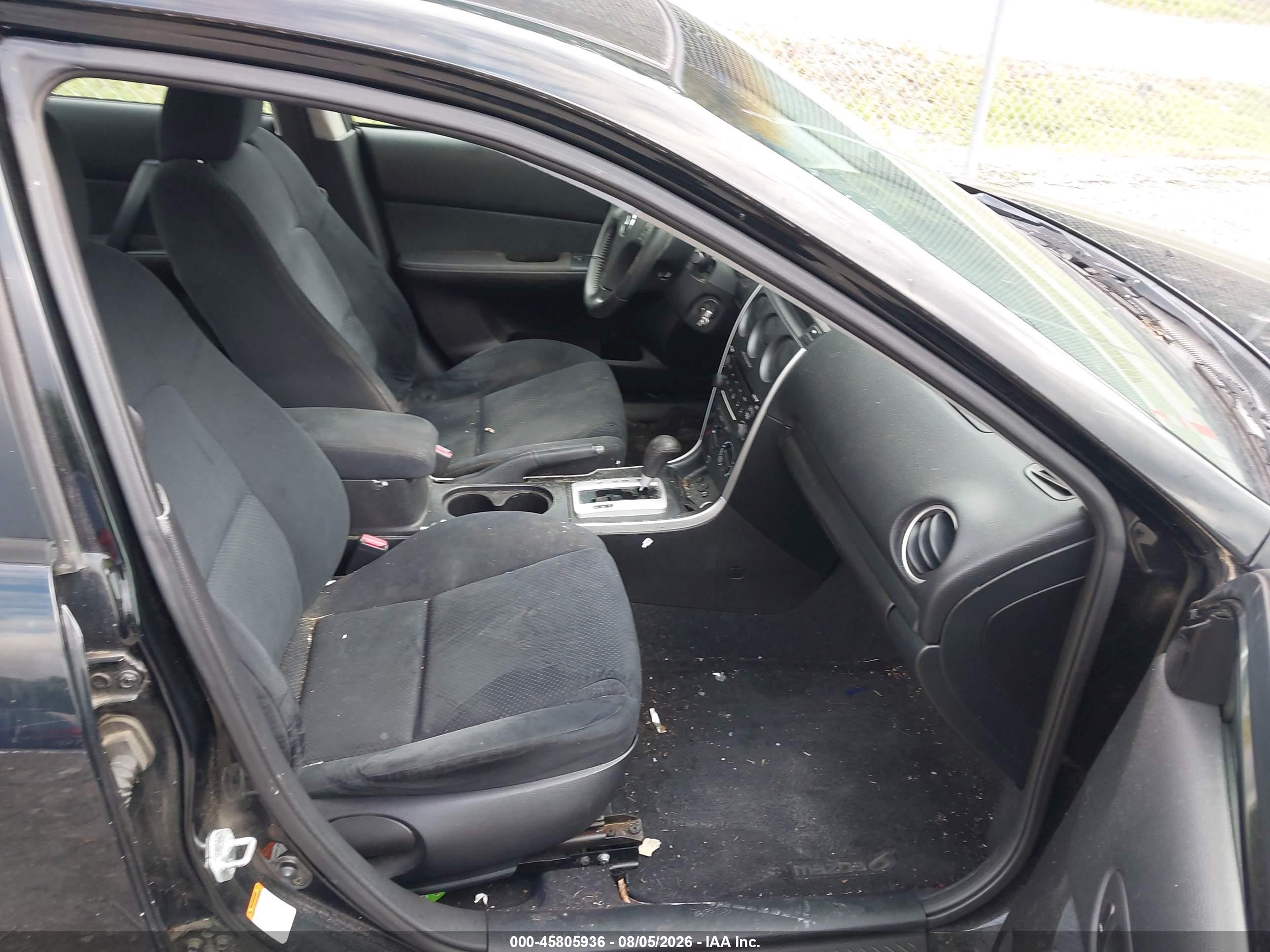 2006 Mazda Mazda6 Sport I Черный vin: 1YVHP80C665M38972