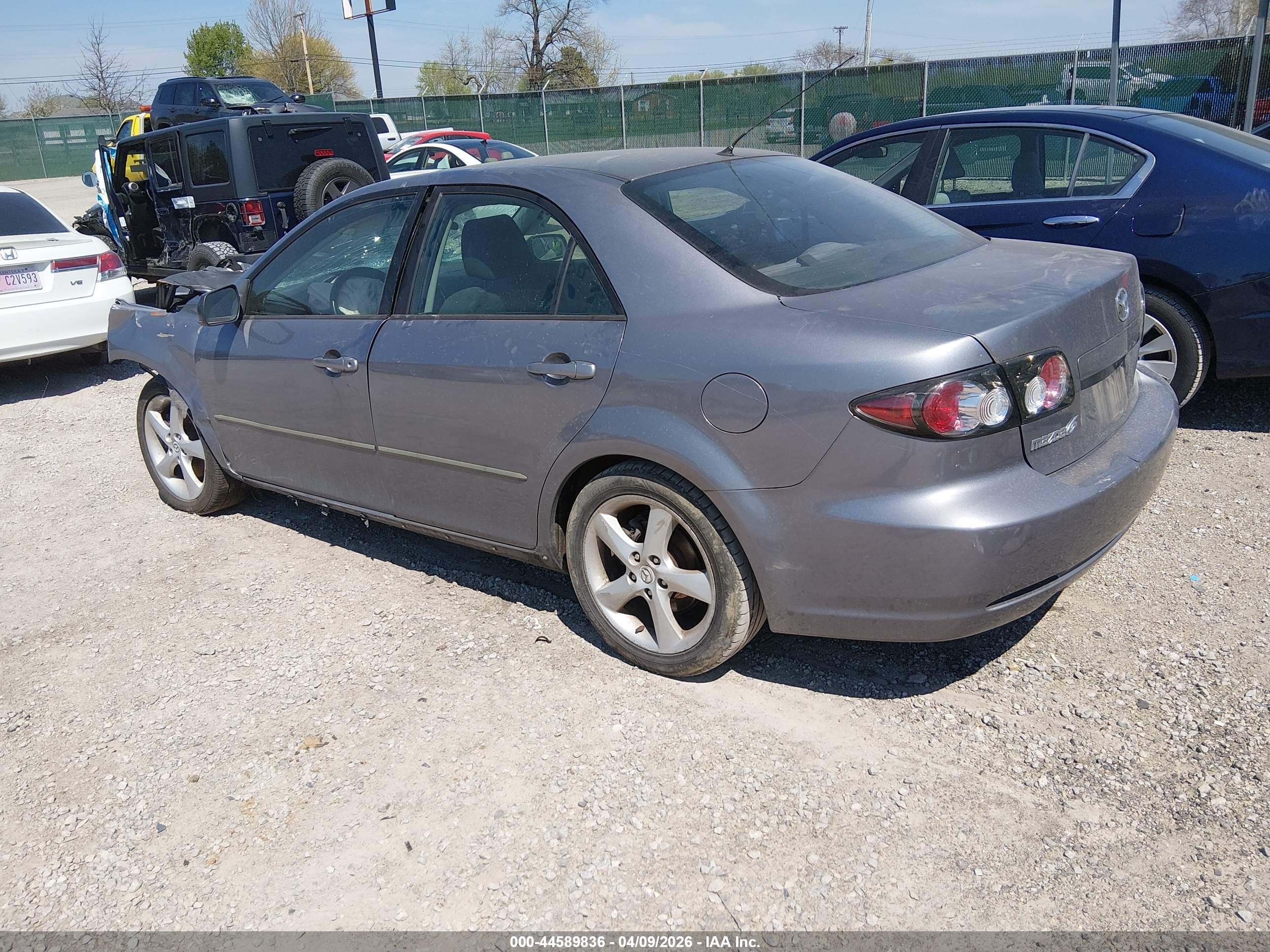 2007 Mazda Mazda6 I Sport Ve Gray vin: 1YVHP80C675M53327
