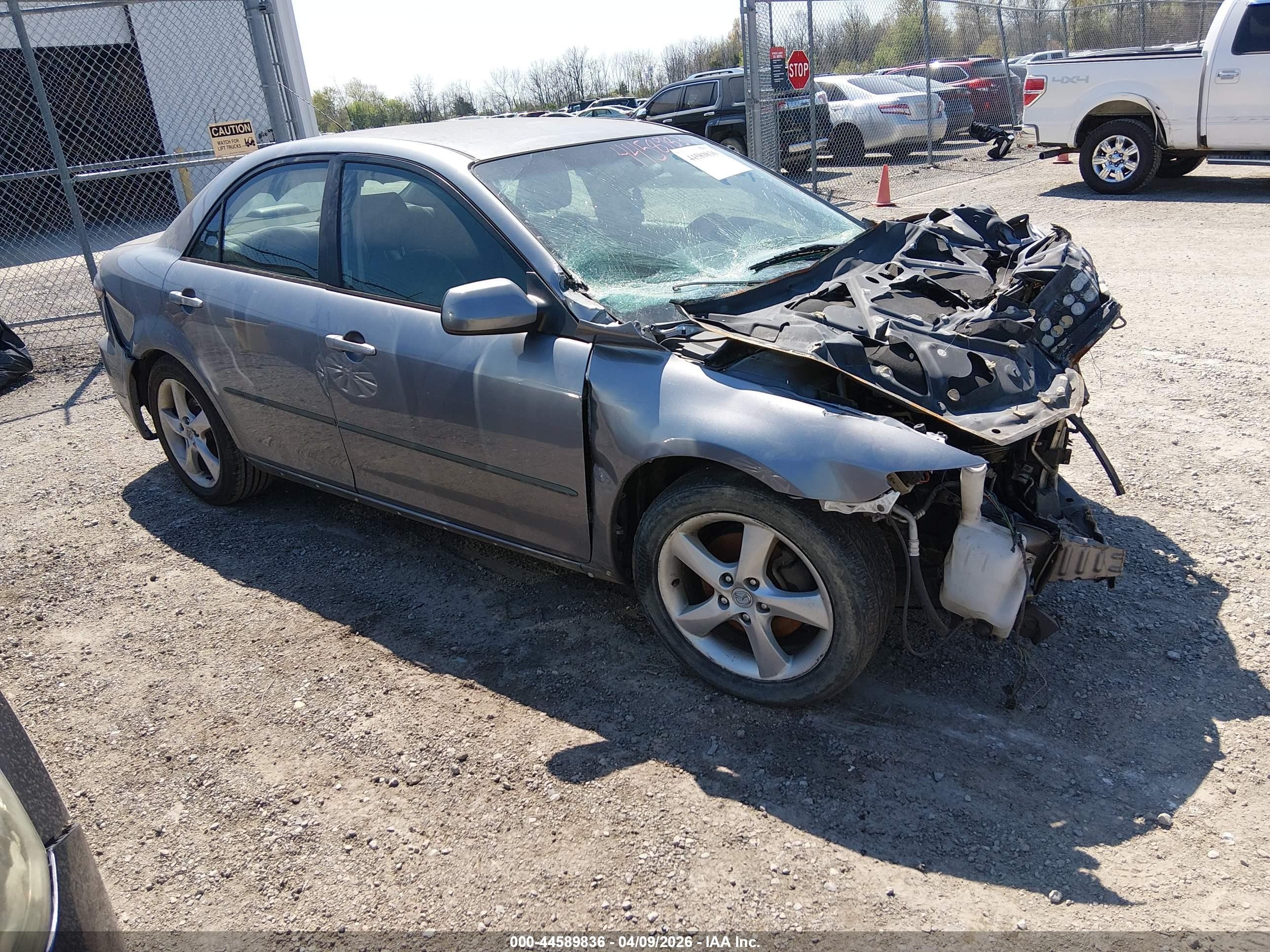 2007 Mazda Mazda6 I Sport Ve Gray vin: 1YVHP80C675M53327