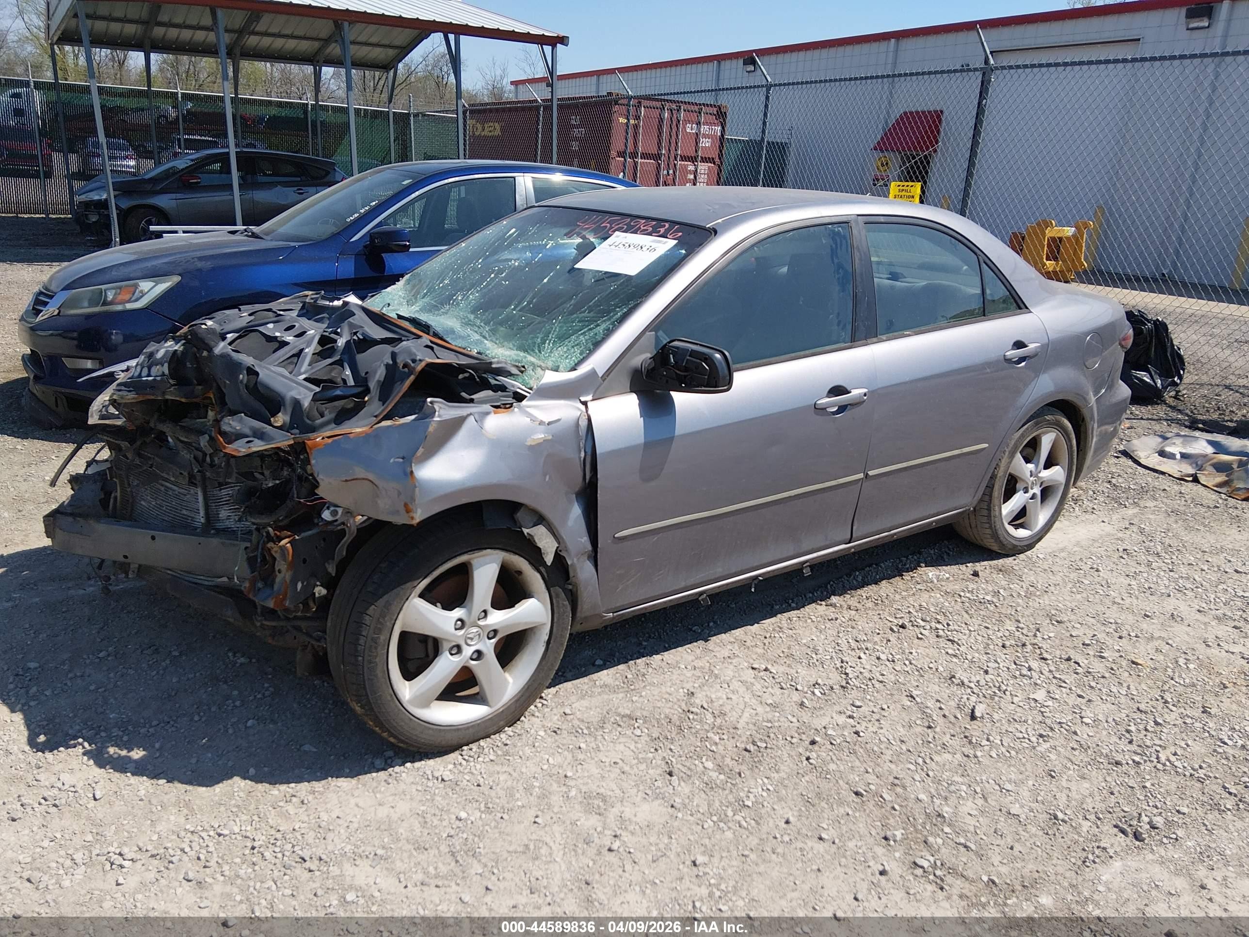 2007 Mazda Mazda6 I Sport Ve Gray vin: 1YVHP80C675M53327