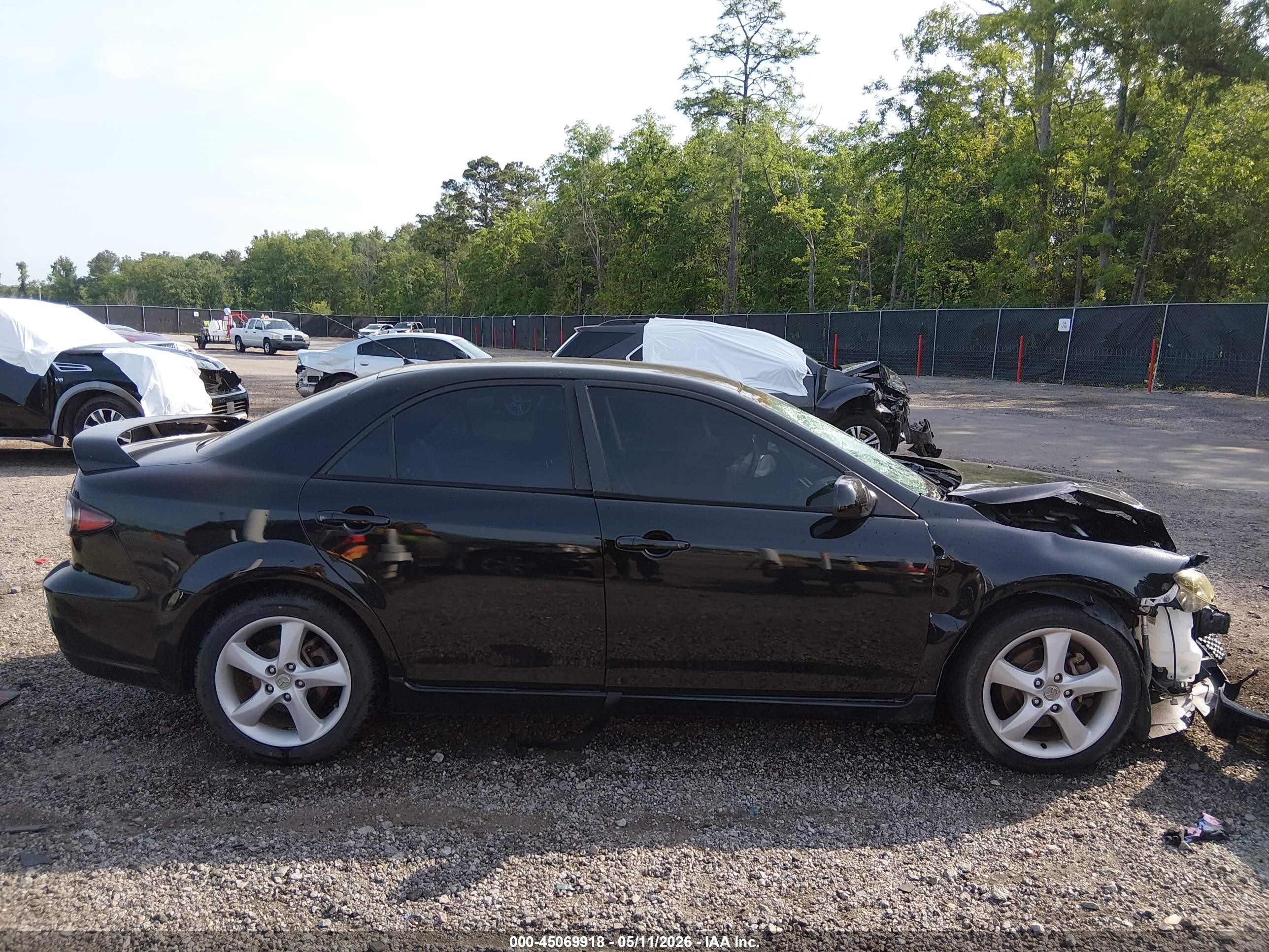 2007 Mazda Mazda6 I Sport Ve Black vin: 1YVHP80C675M58320