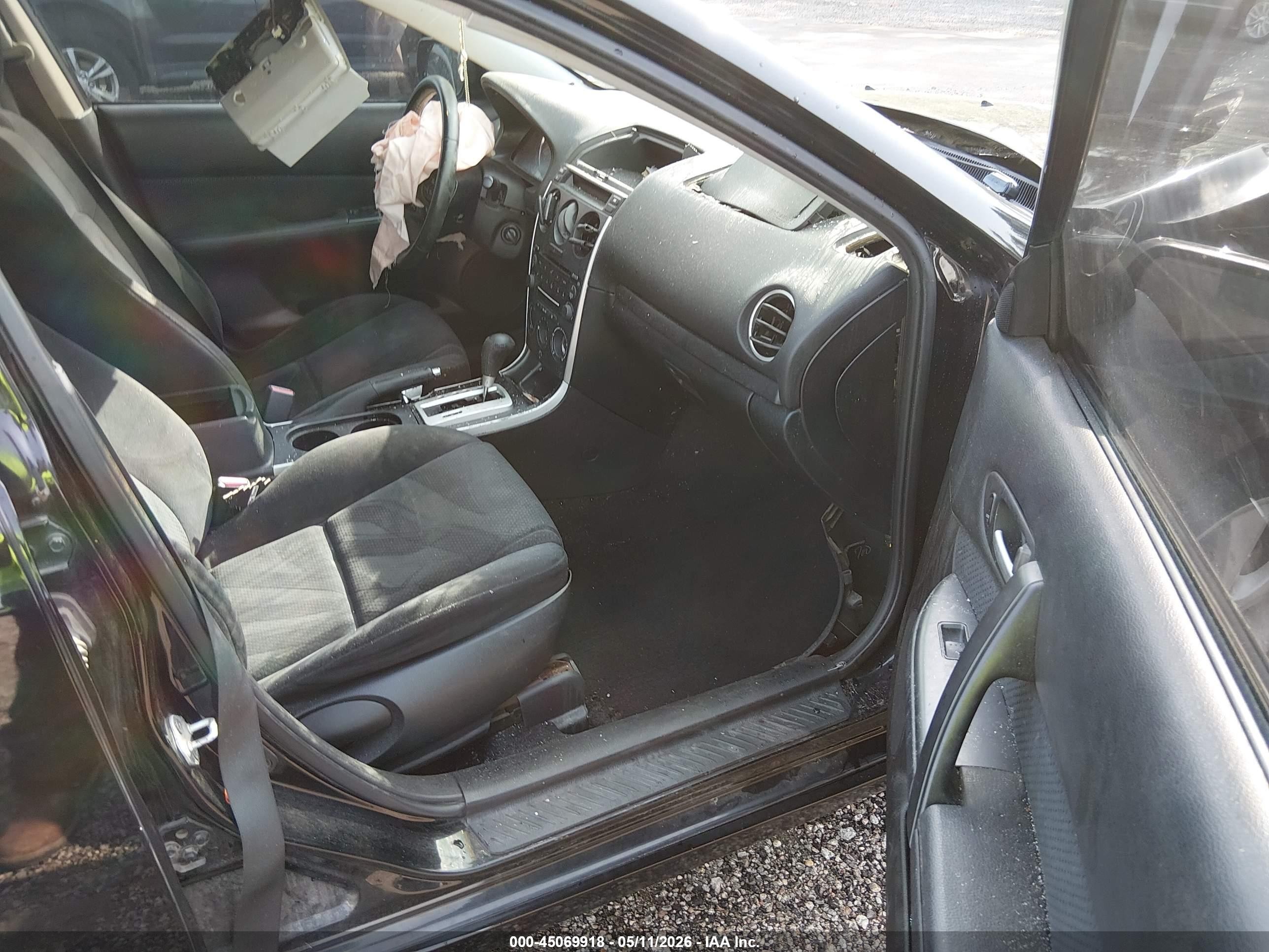 2007 Mazda Mazda6 I Sport Ve Black vin: 1YVHP80C675M58320