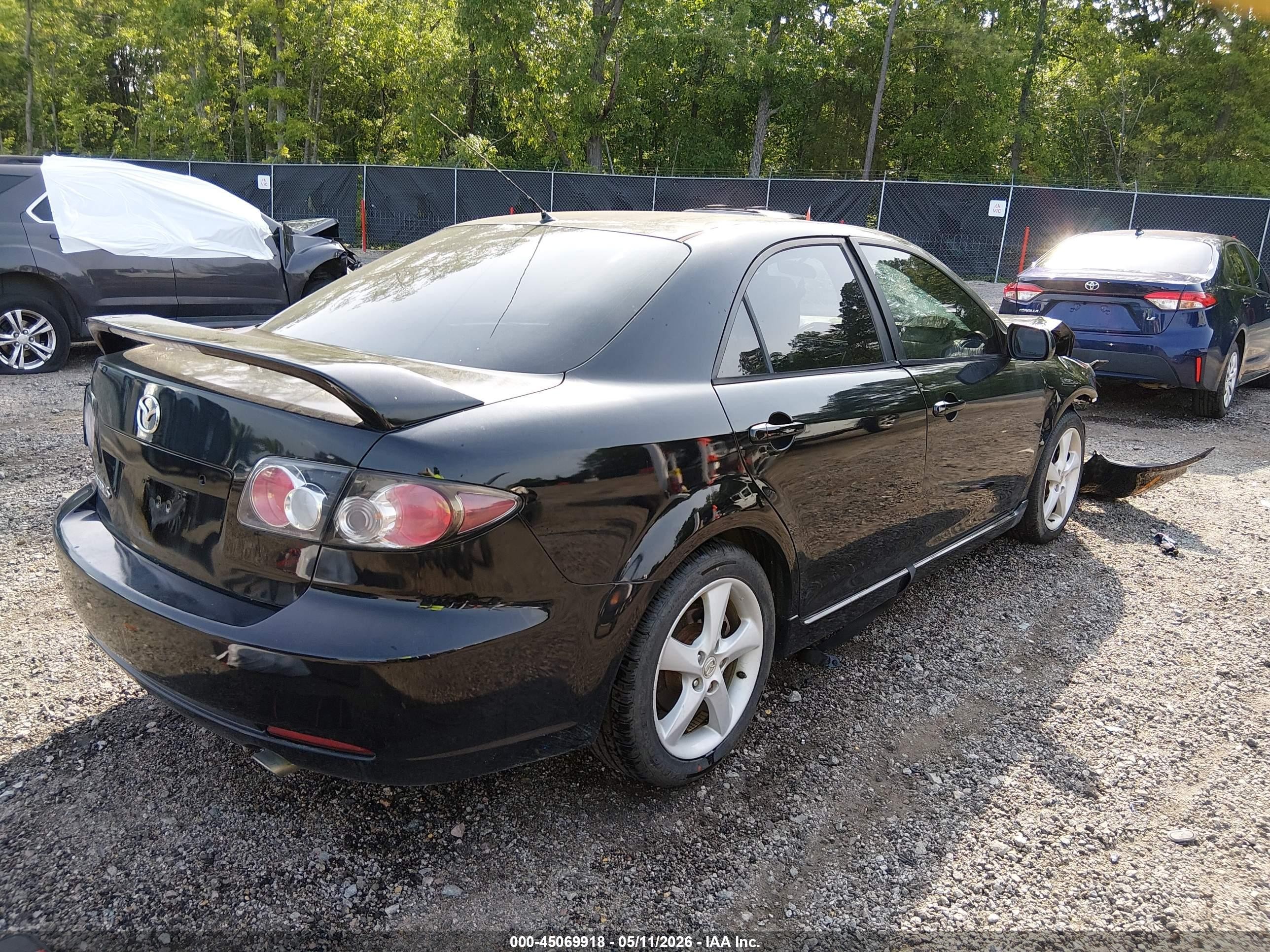 2007 Mazda Mazda6 I Sport Ve Black vin: 1YVHP80C675M58320