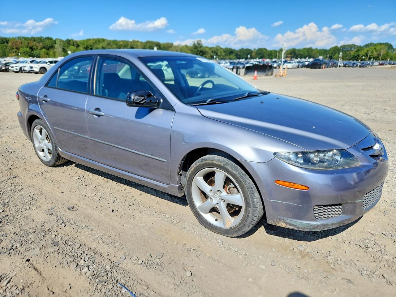2008 Mazda 6 I Blue vin: 1YVHP80C685M01519