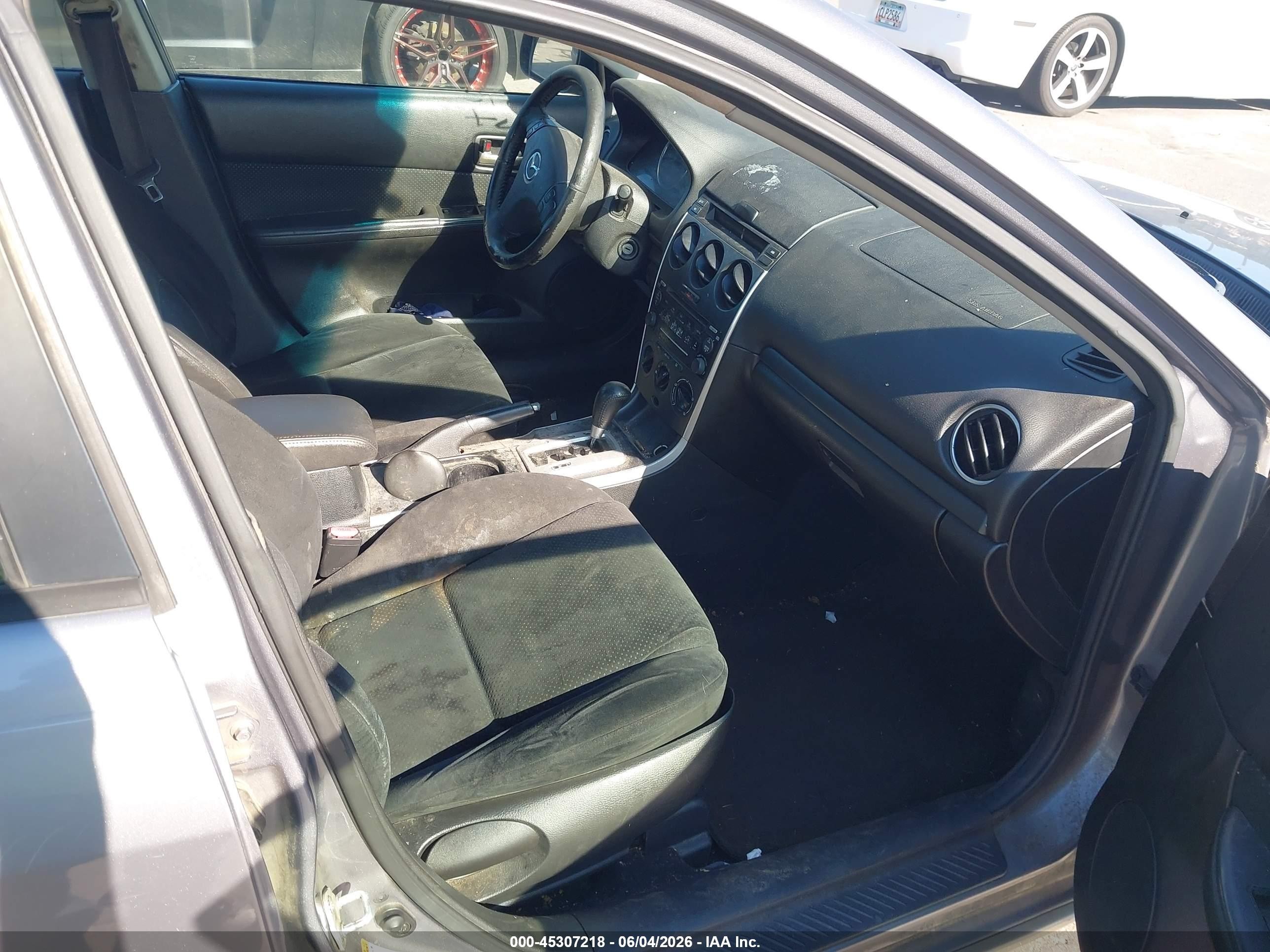 2008 Mazda Mazda6 I Sport Ve Gray vin: 1YVHP80C685M05313
