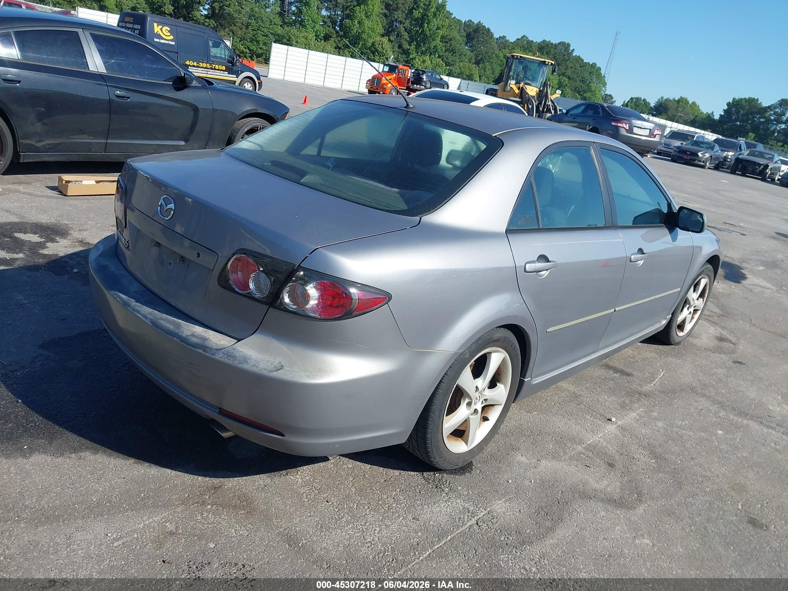 2008 Mazda Mazda6 I Sport Ve Gray vin: 1YVHP80C685M05313