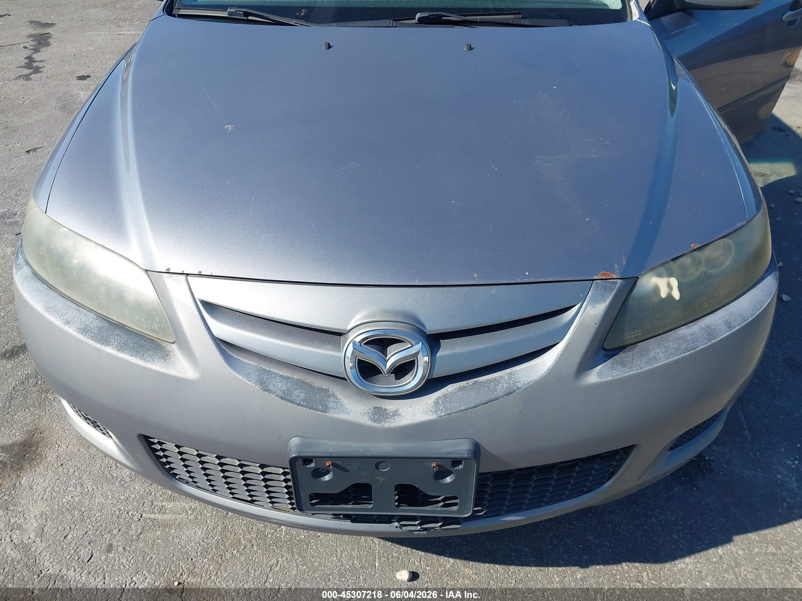 2008 Mazda Mazda6 I Sport Ve Gray vin: 1YVHP80C685M05313