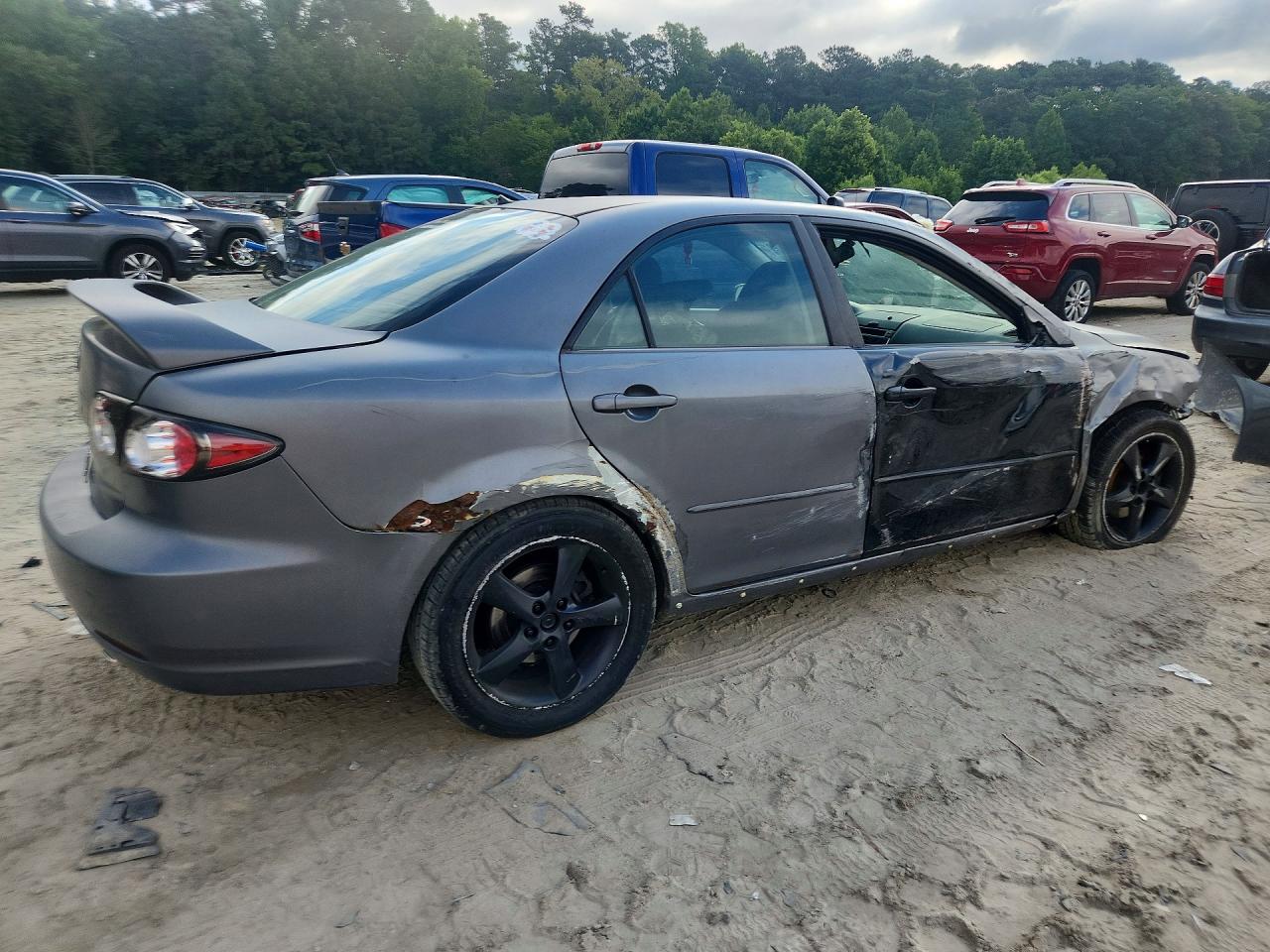 2008 Mazda 6 I Серый vin: 1YVHP80C685M15016