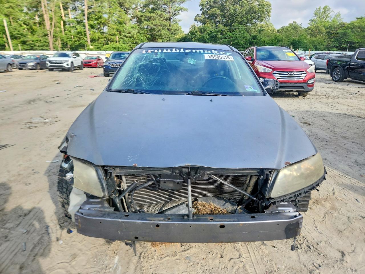 2008 Mazda 6 I Серый vin: 1YVHP80C685M15016