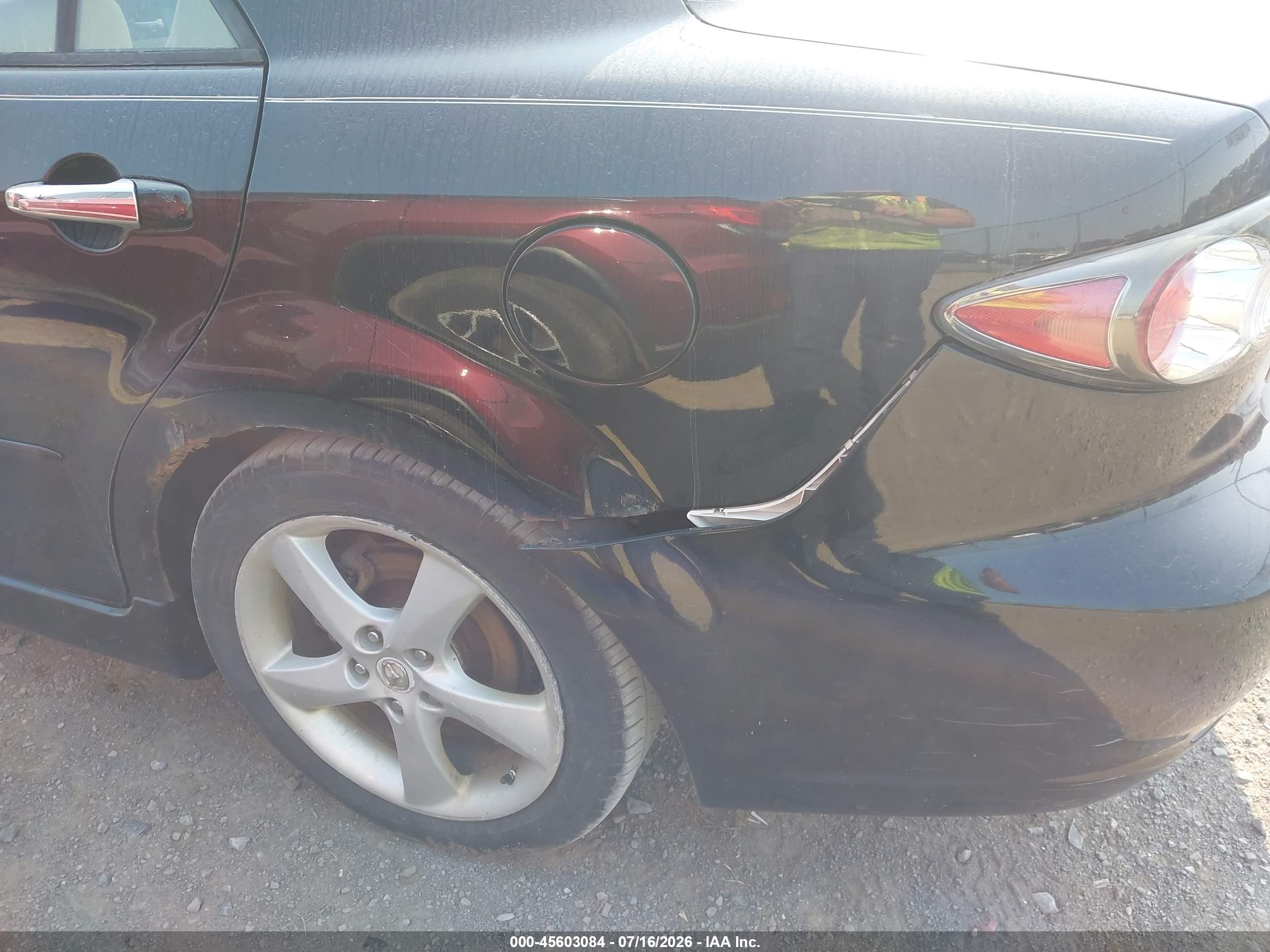 2008 Mazda Mazda6 I Sport Ve Black vin: 1YVHP80C685M18921