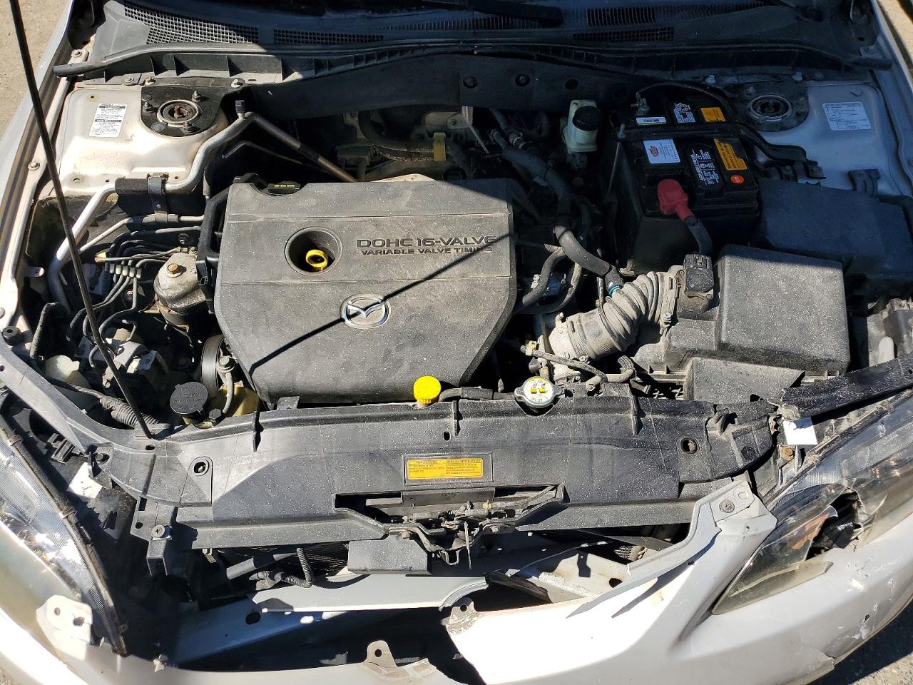 2007 Mazda 6 I Silver vin: 1YVHP80C775M04623