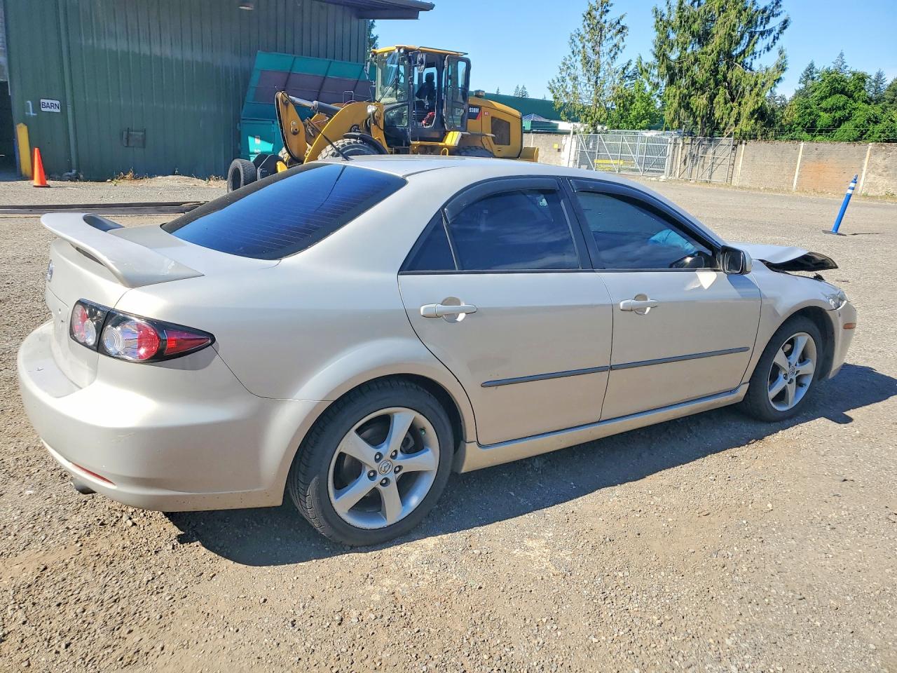 2007 Mazda 6 I Silver vin: 1YVHP80C775M04623