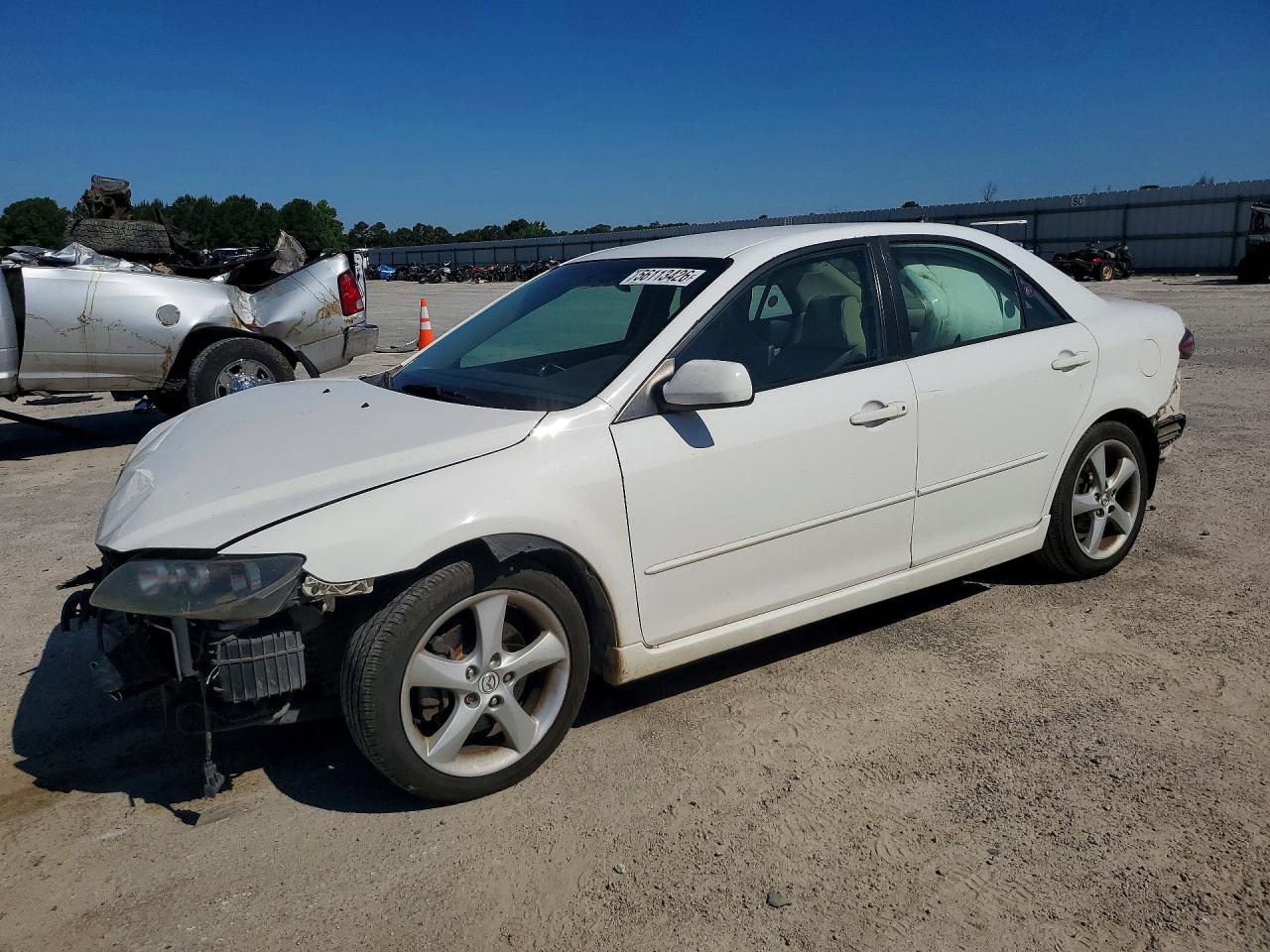 2007 Mazda 6 I Белый vin: 1YVHP80C775M22166
